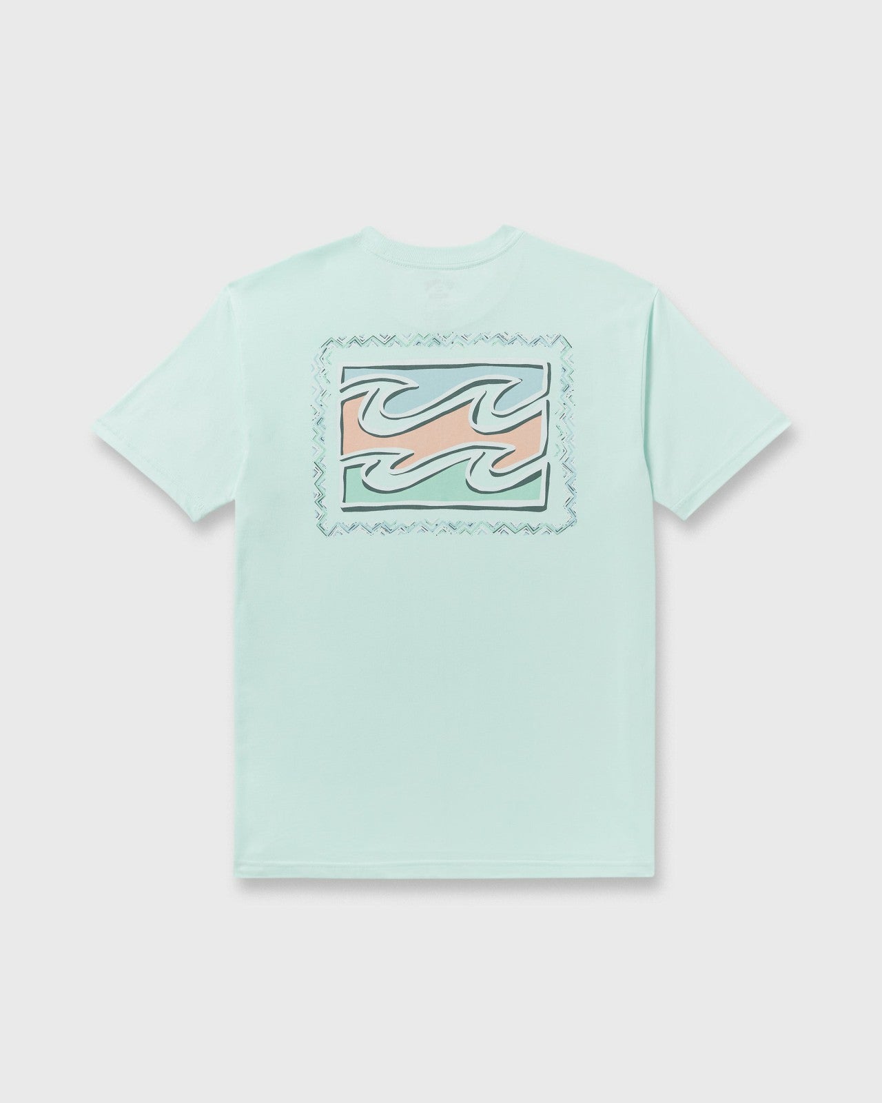 Crayon Wave Premium Short Sleeve T-Shirt | Sea Glass Billabong