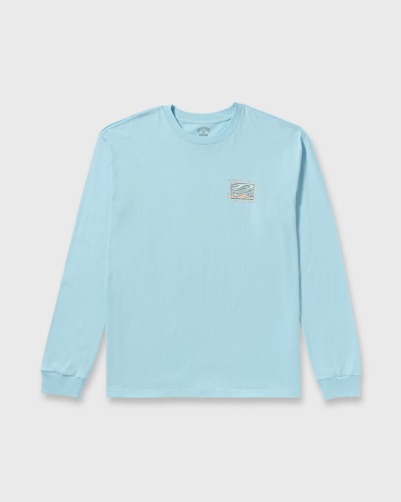 Crayon Wave Regular Long Sleeve T-Shirt | Coastal Blue Billabong