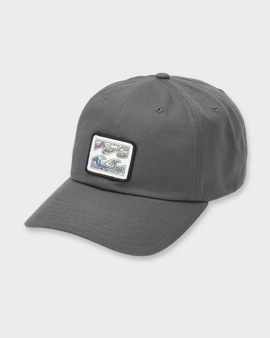 Crayon Wave Strapback Hat | Raven Billabong