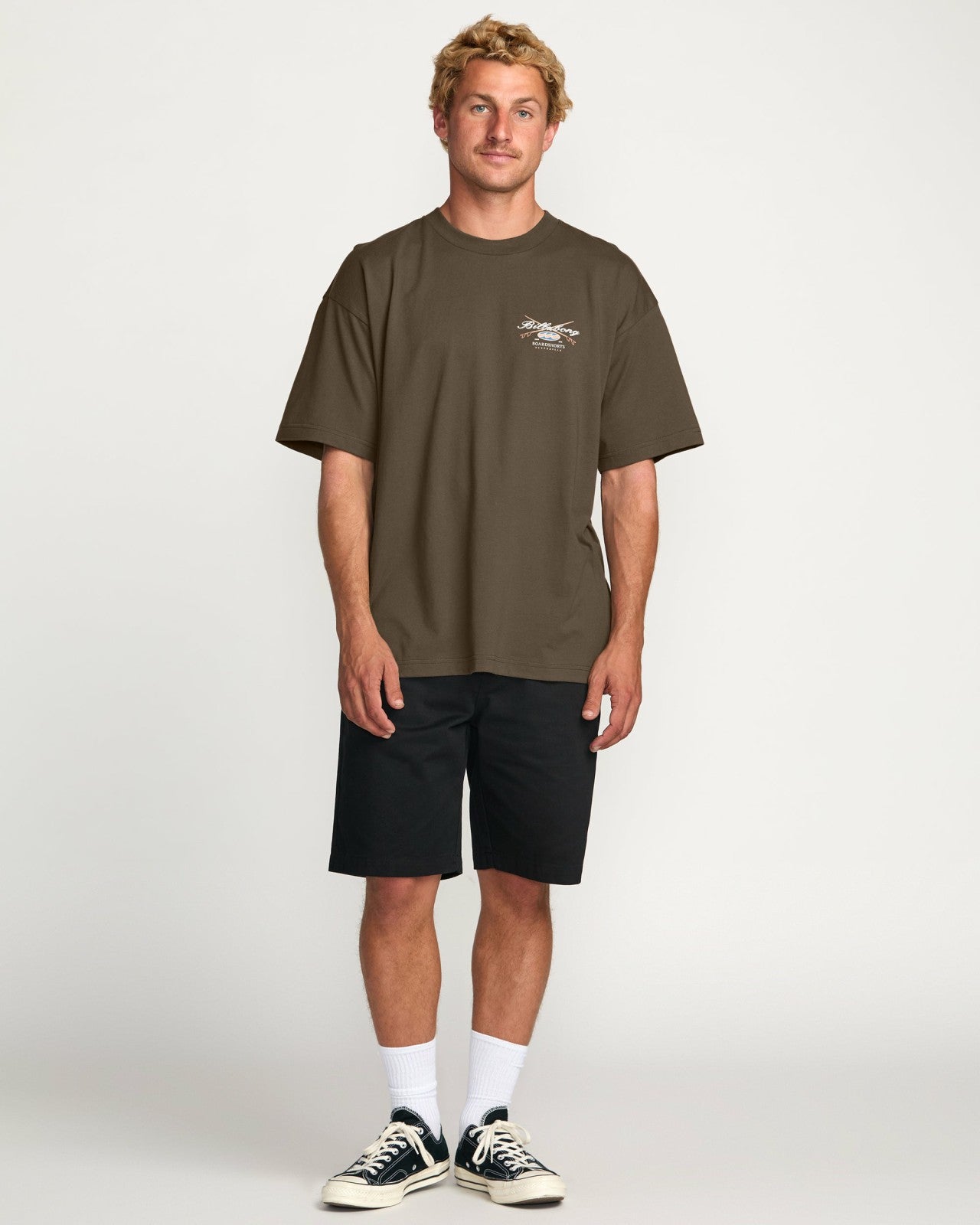 Crossboards OG Tee | Brown Billabong