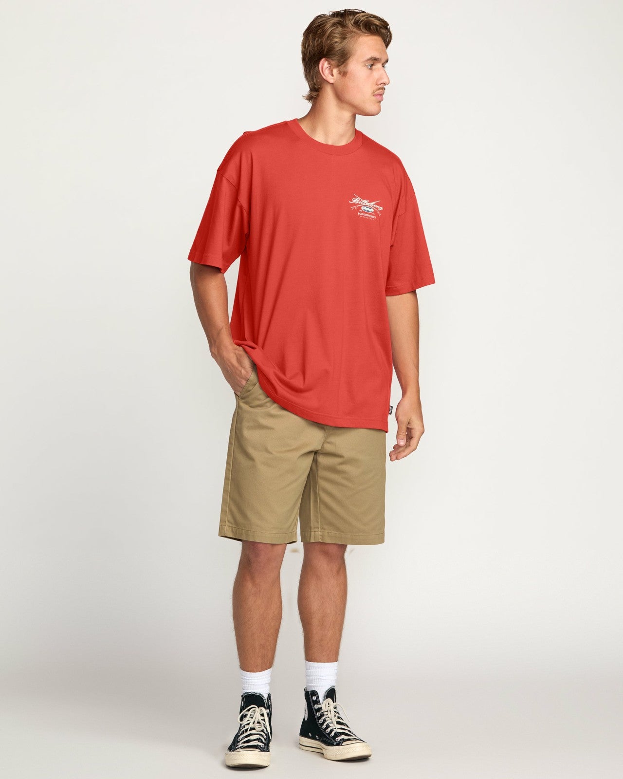 Crossboards OG Tee | Burnt Red Billabong