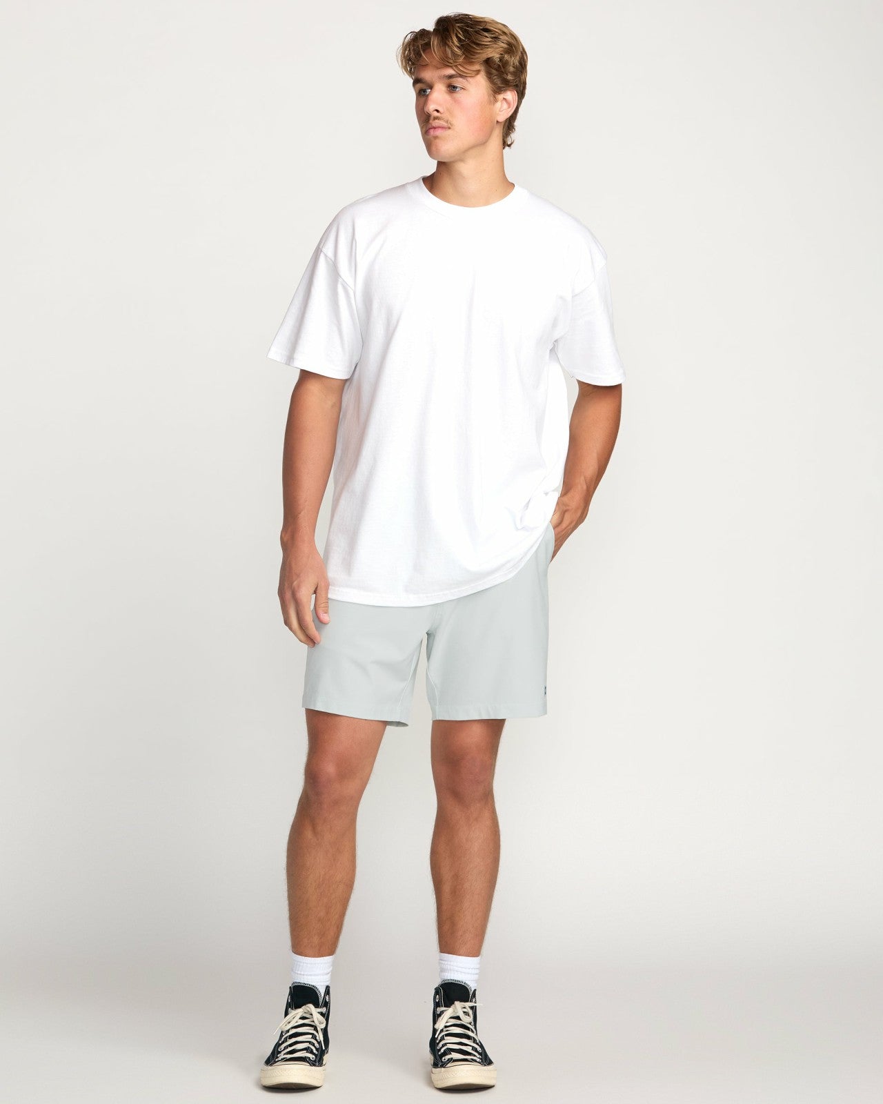 Crossfire Submersible 17" Hybrid Shorts | Ash Blue Billabong
