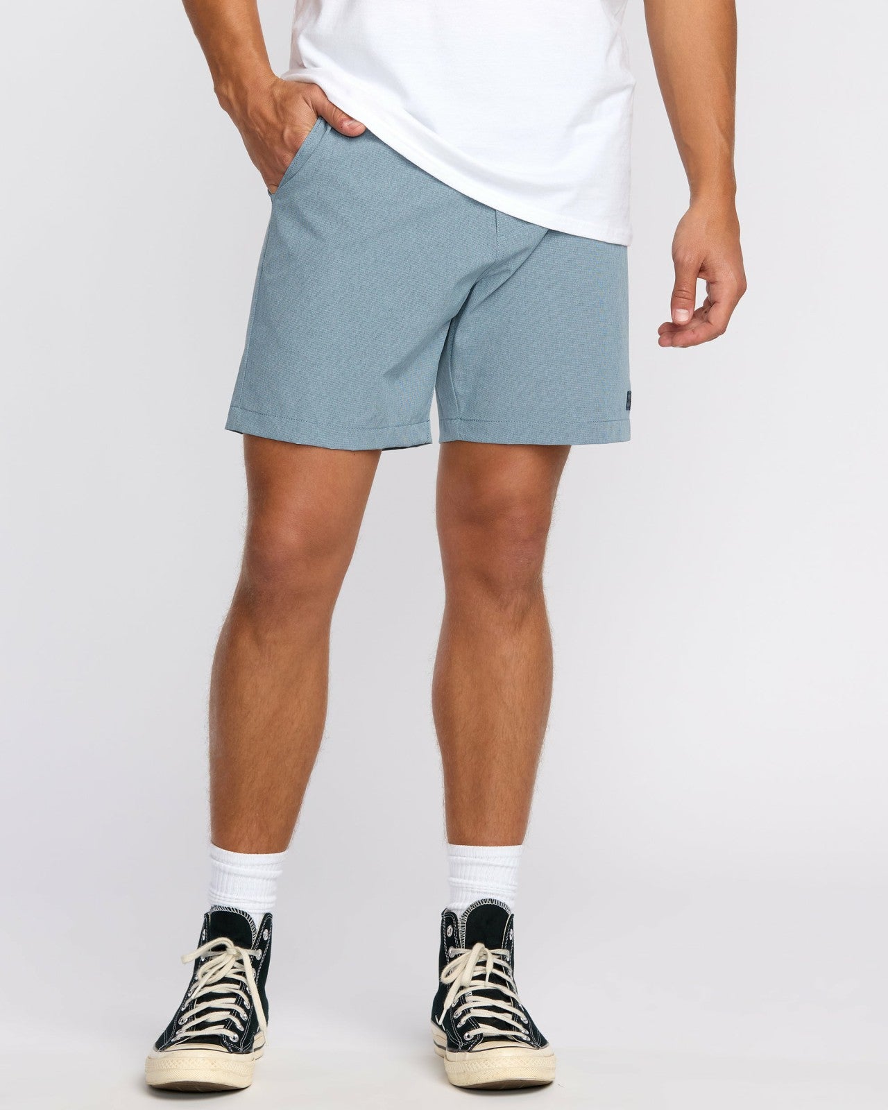 Crossfire Submersible 17" Hybrid Shorts | Slate Blue Billabong