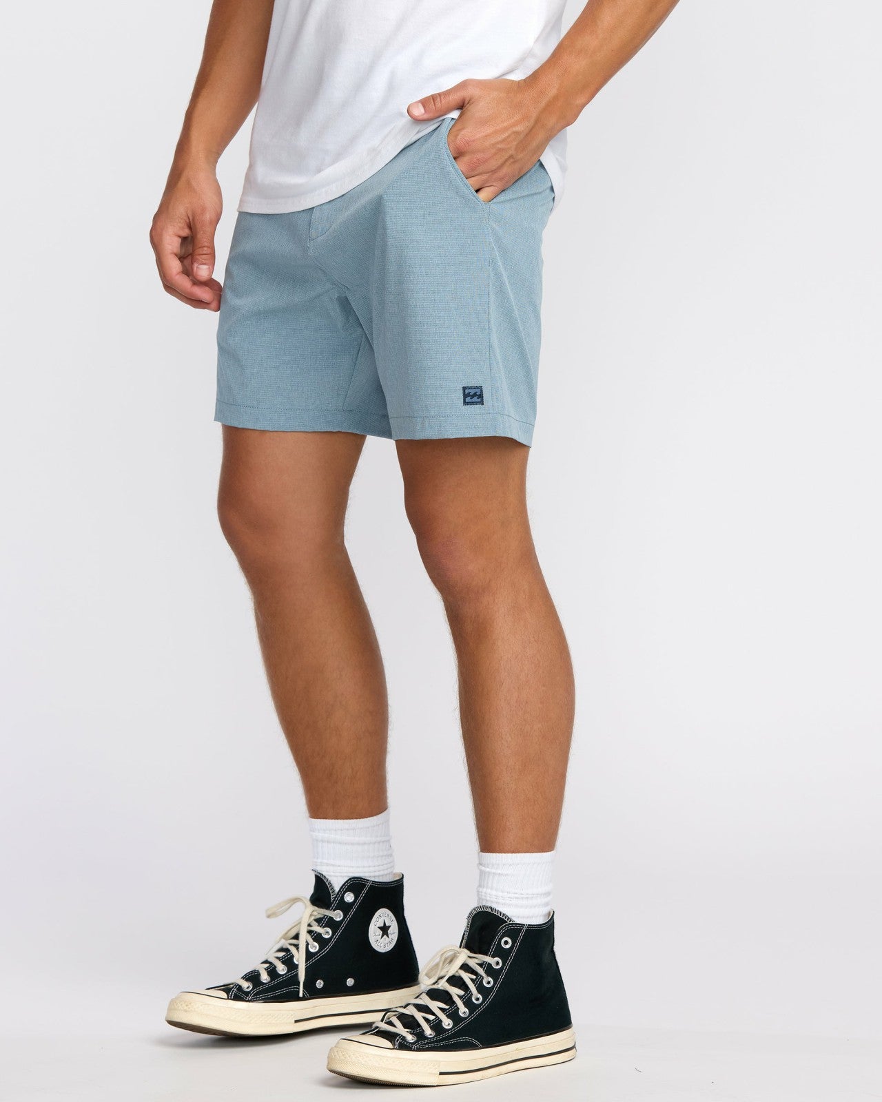 Crossfire Submersible 17" Hybrid Shorts | Slate Blue Billabong