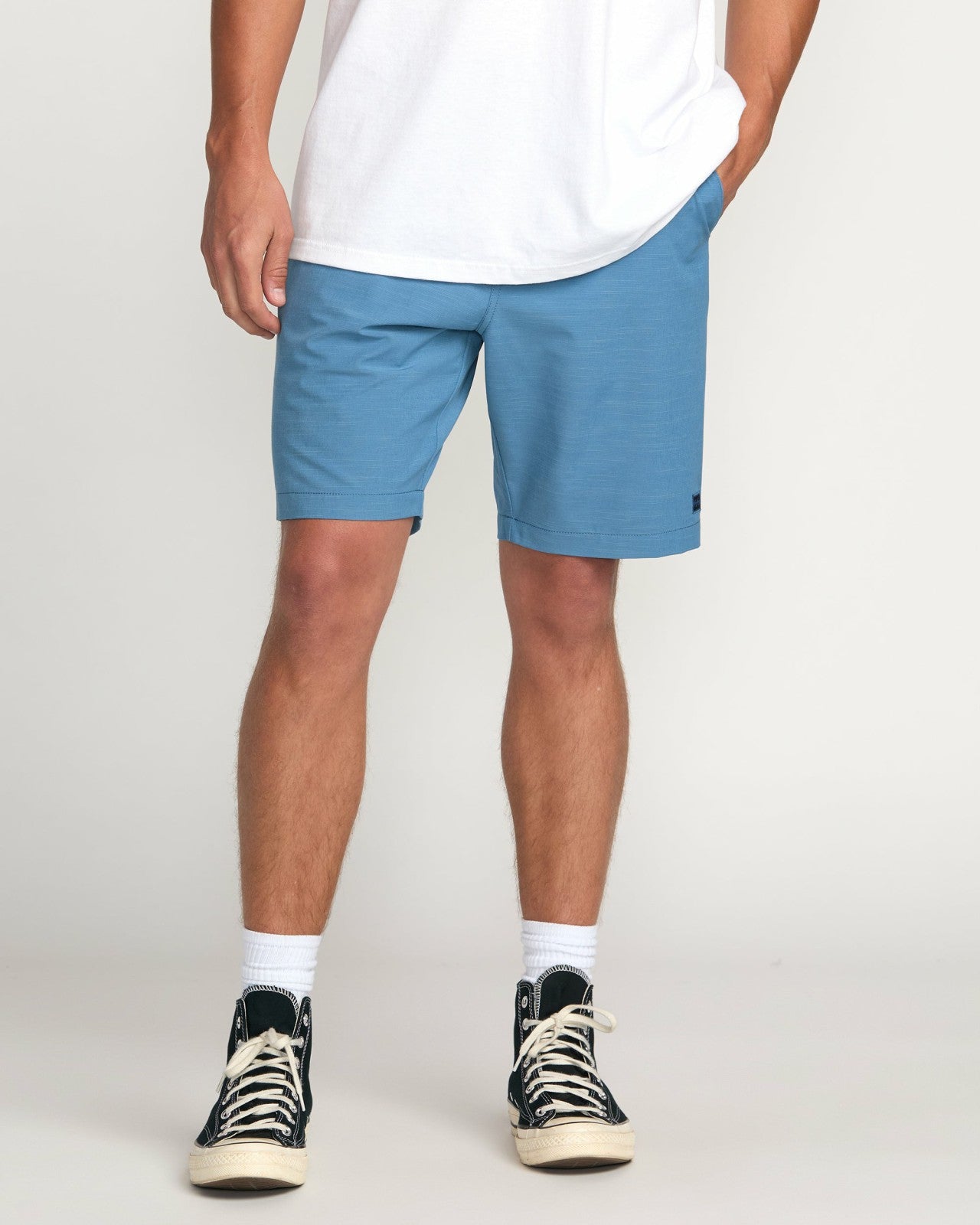 Crossfire Submersible 19" Hybrid Shorts | Carolina Blue Billabong