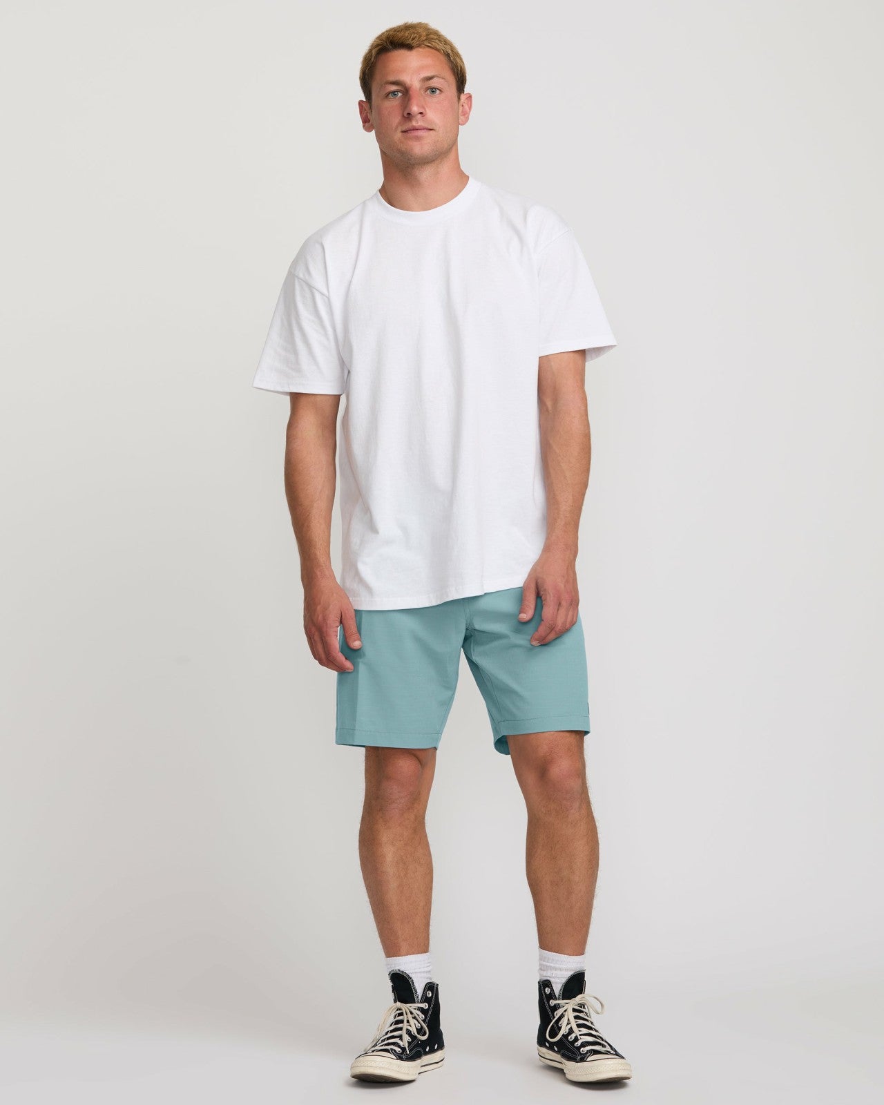 Crossfire Submersible 19" Hybrid Shorts | Glacier Blue Billabong