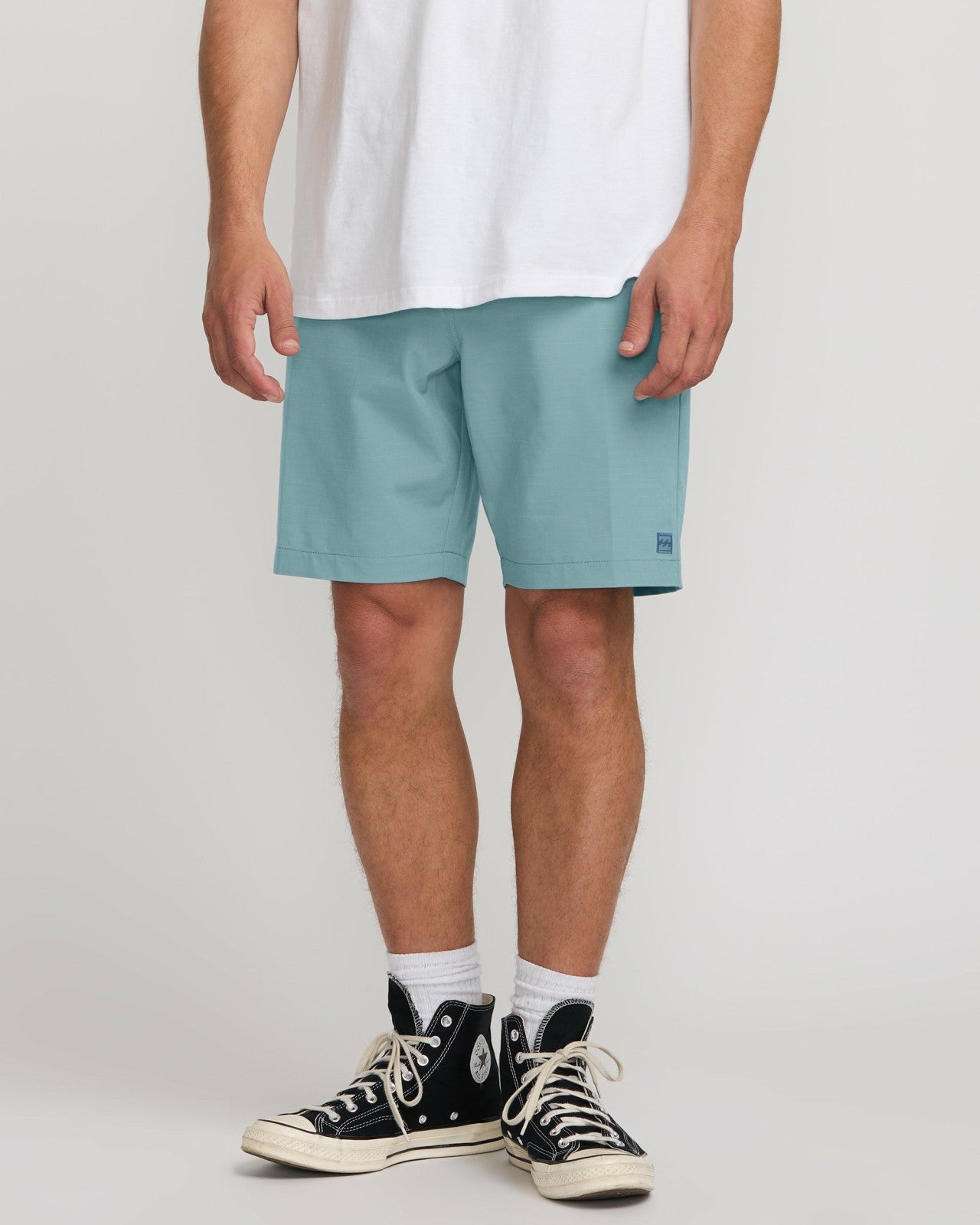 Crossfire Submersible 19" Hybrid Shorts | Glacier Blue Billabong