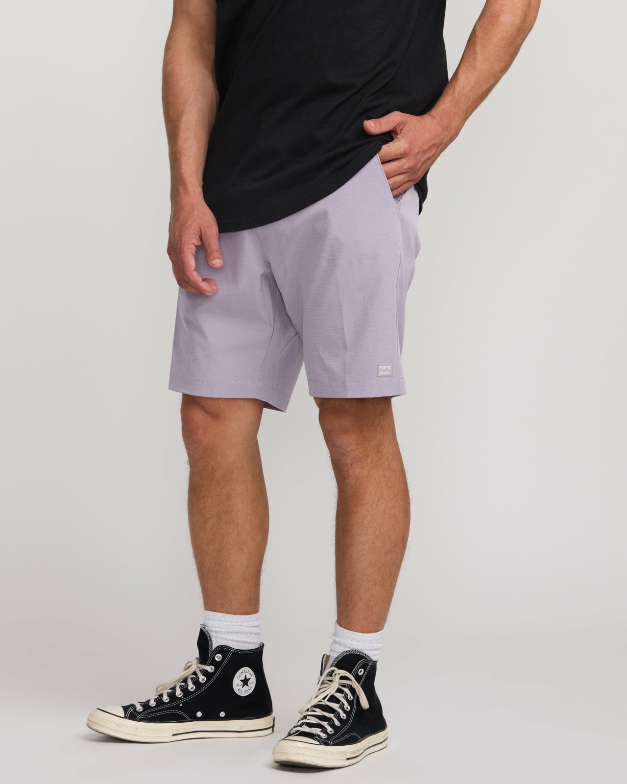 Crossfire Submersible 19" Hybrid Shorts | Light Purple Billabong