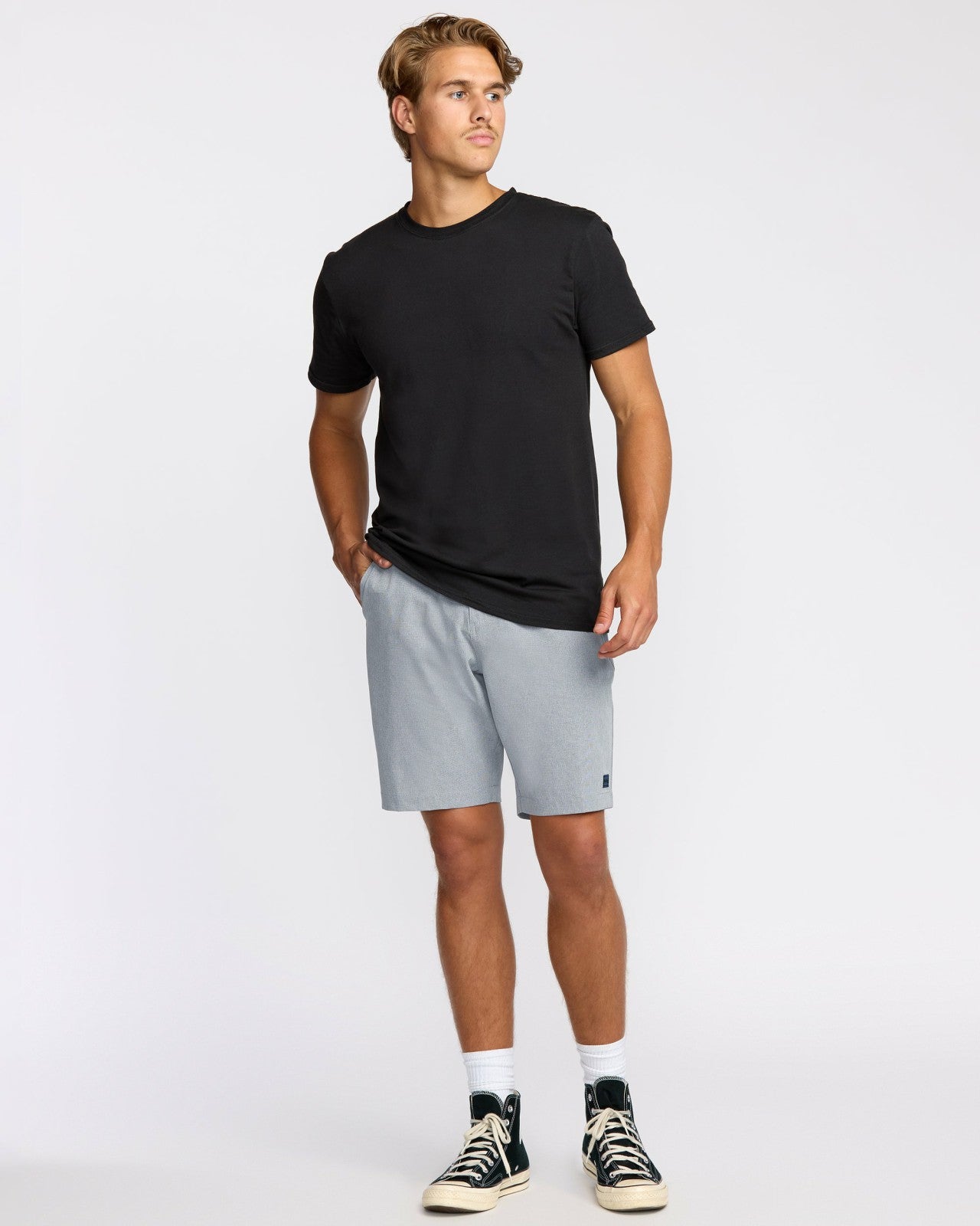 Crossfire Submersible 19" Hybrid Shorts | Slate Blue Billabong