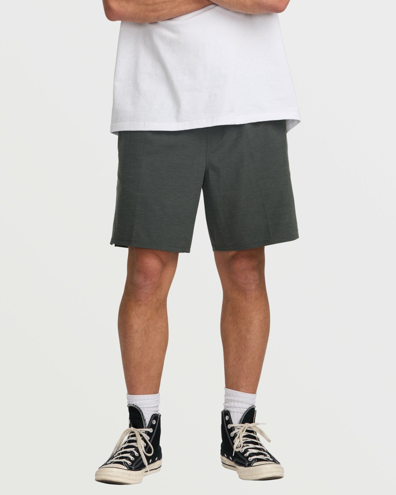 Crossfire Elastic Submersible 18" Hybrid Shorts | Asphalt Billabong