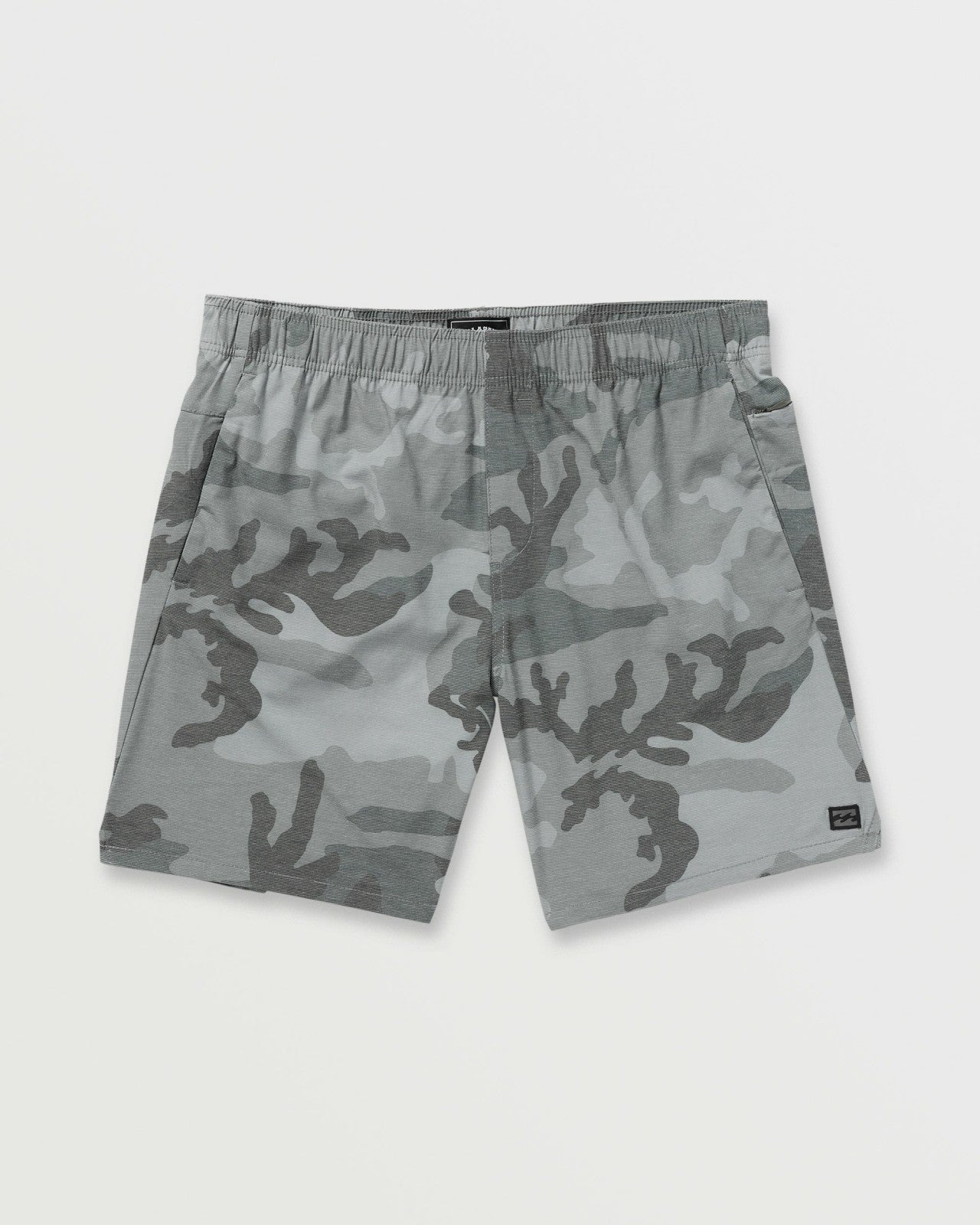 Crossfire Elastic Submersible 18" Hybrid Shorts | Black Camo Billabong