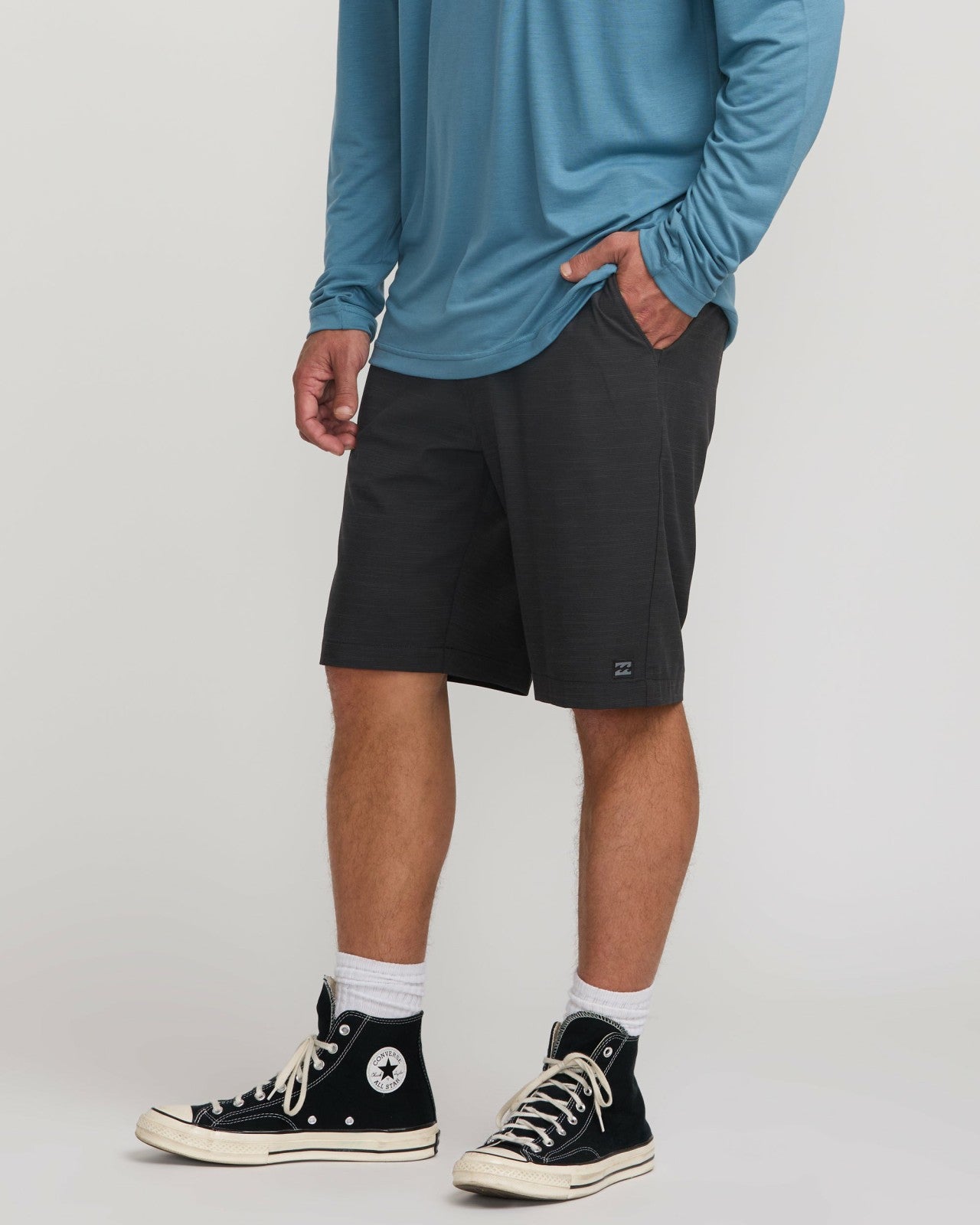 Crossfire Submersible 21" Hybrid Shorts | Black Billabong