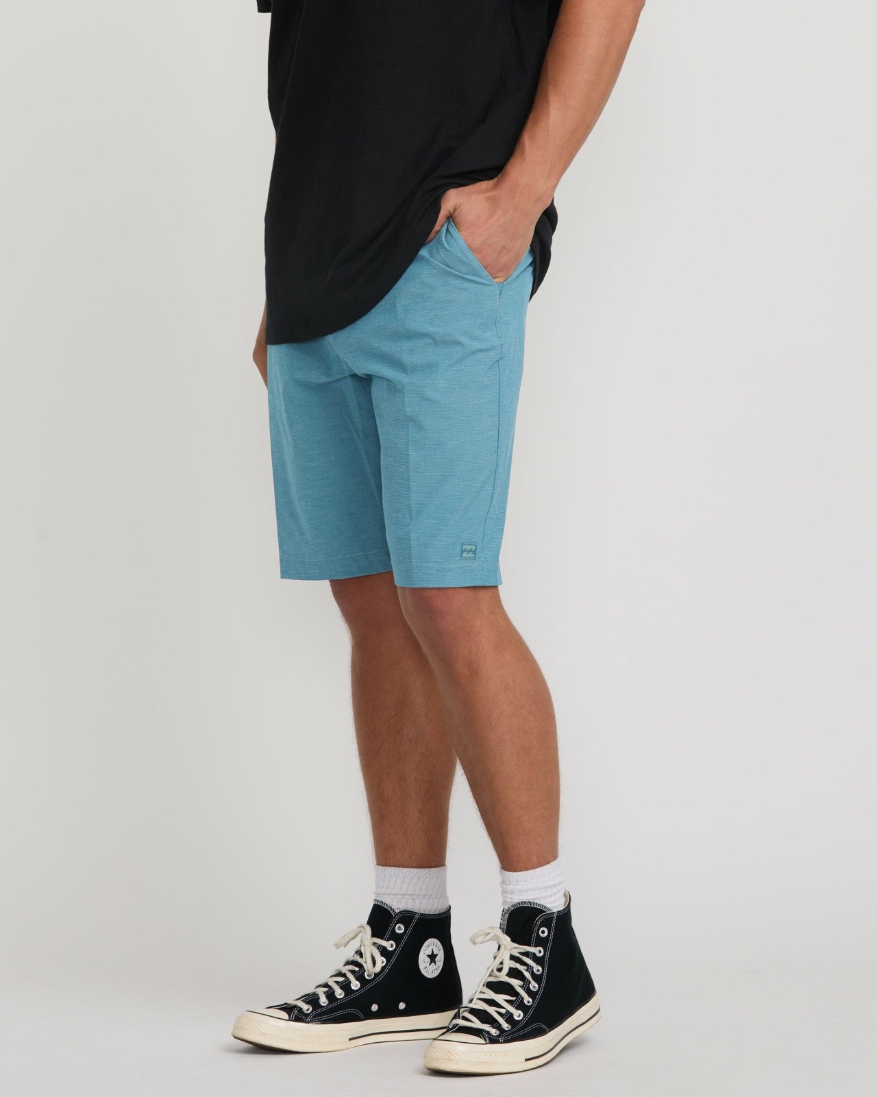 Crossfire Submersible 21" Hybrid Shorts | Glacier Blue Billabong