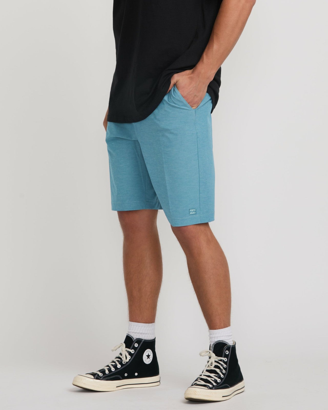 Crossfire Submersible 21" Hybrid Shorts | Glacier Blue Billabong