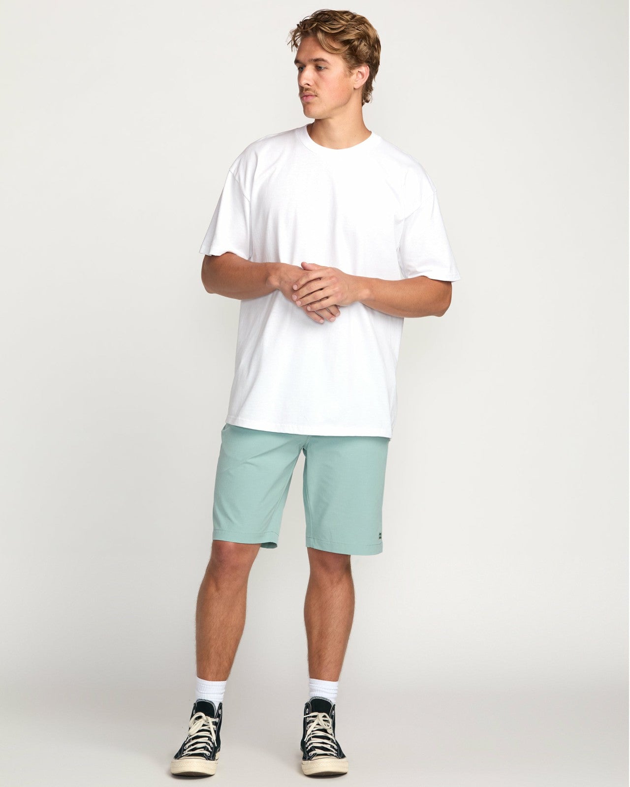Crossfire Submersible 21" Hybrid Shorts | Seafoam Billabong