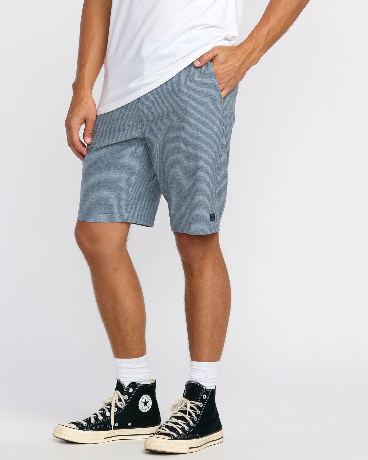 Crossfire Submersible 21" Hybrid Shorts | Slate Blue Billabong