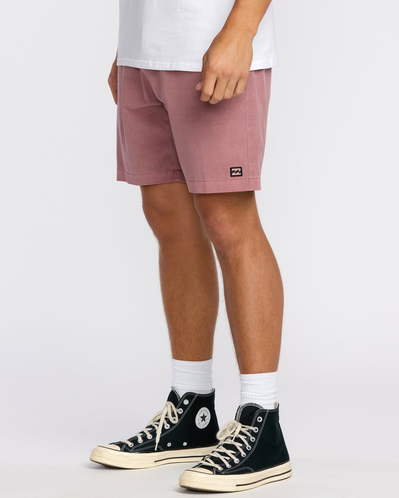 Crossfire Wave Wash Submersible 18" Hybrid Shorts | Dusty Rose Billabong