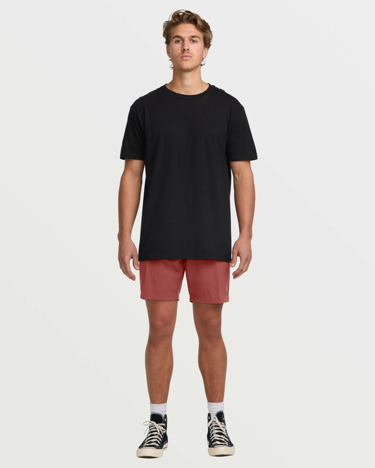 Crossfire Wave Wash Submersible 18" Hybrid Shorts | Dusty Red Billabong