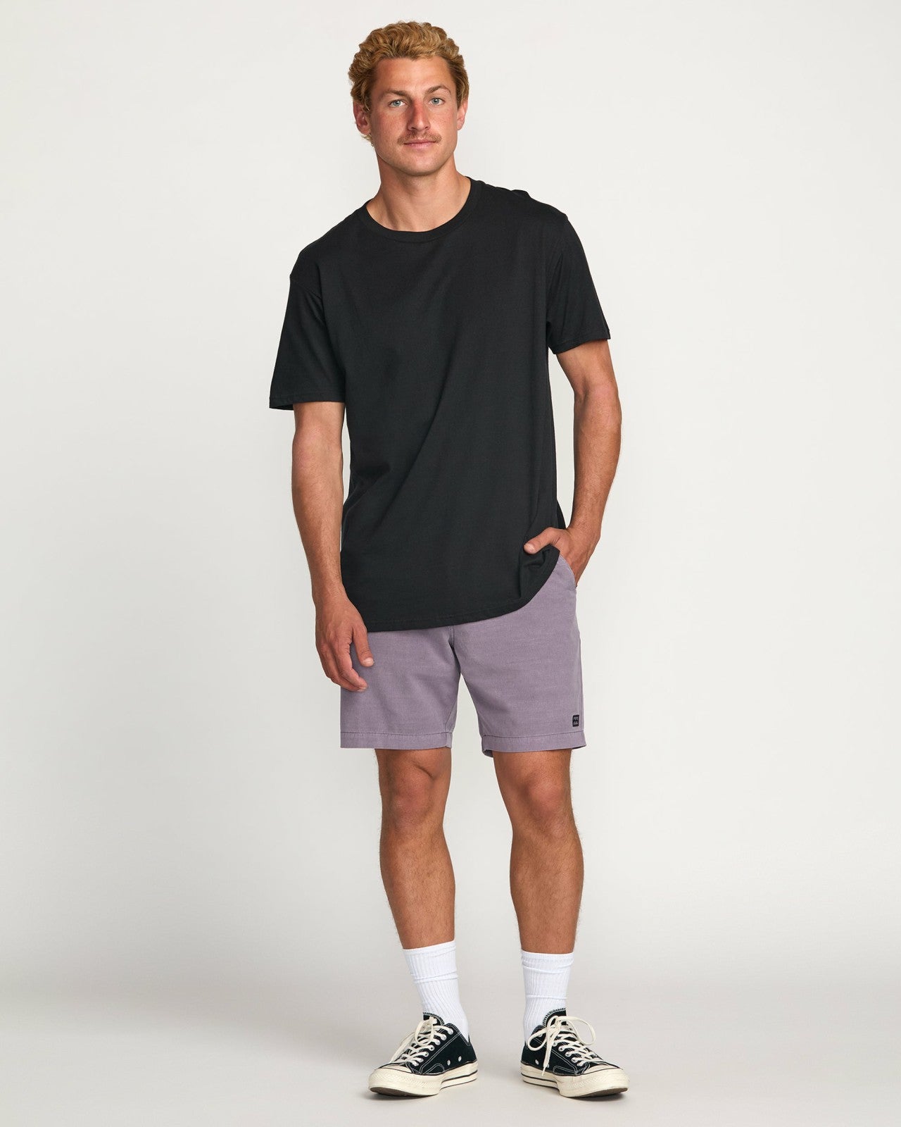 Crossfire Wave Wash Submersible 18" Hybrid Shorts | Light Purple Billabong