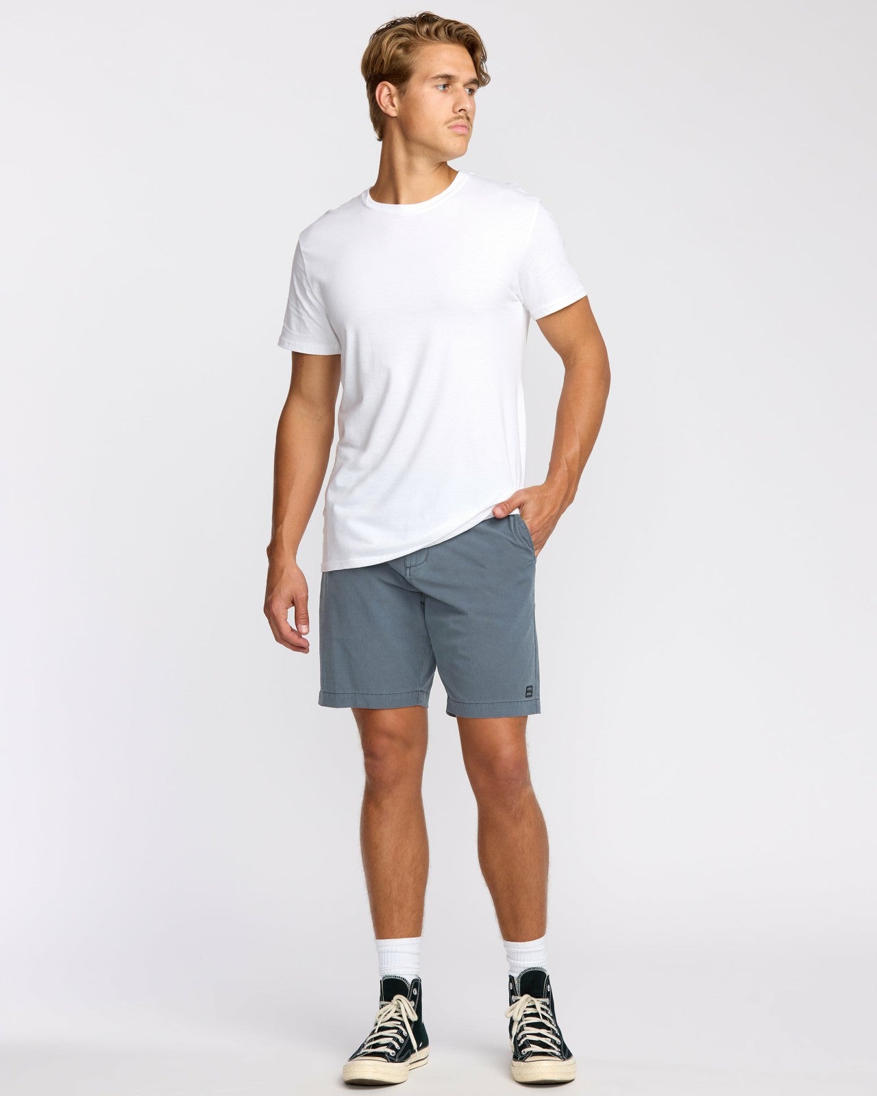 Crossfire Wave Wash Submersible 18" Hybrid Shorts | Midnight Blue Billabong