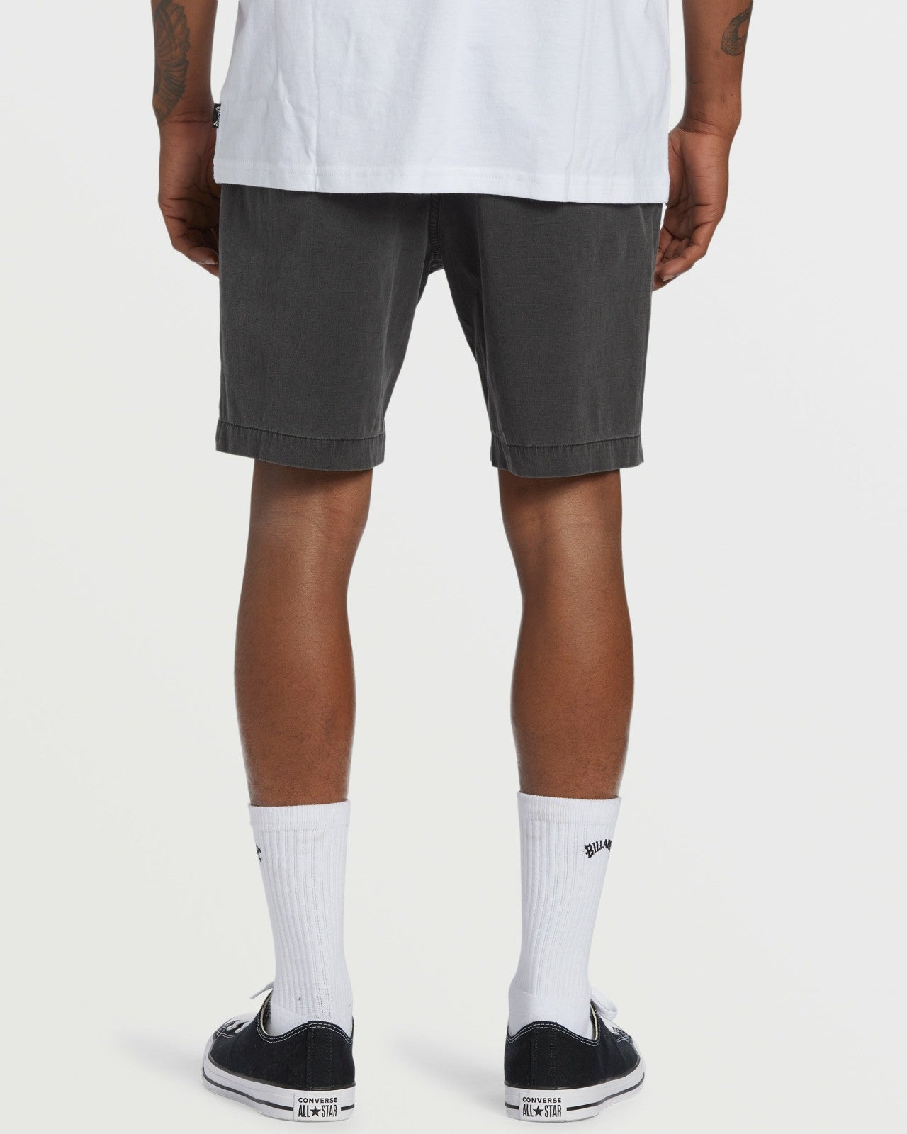 Crossfire Wave Wash Submersible 18" Hybrid Shorts | Washed Black Billabong