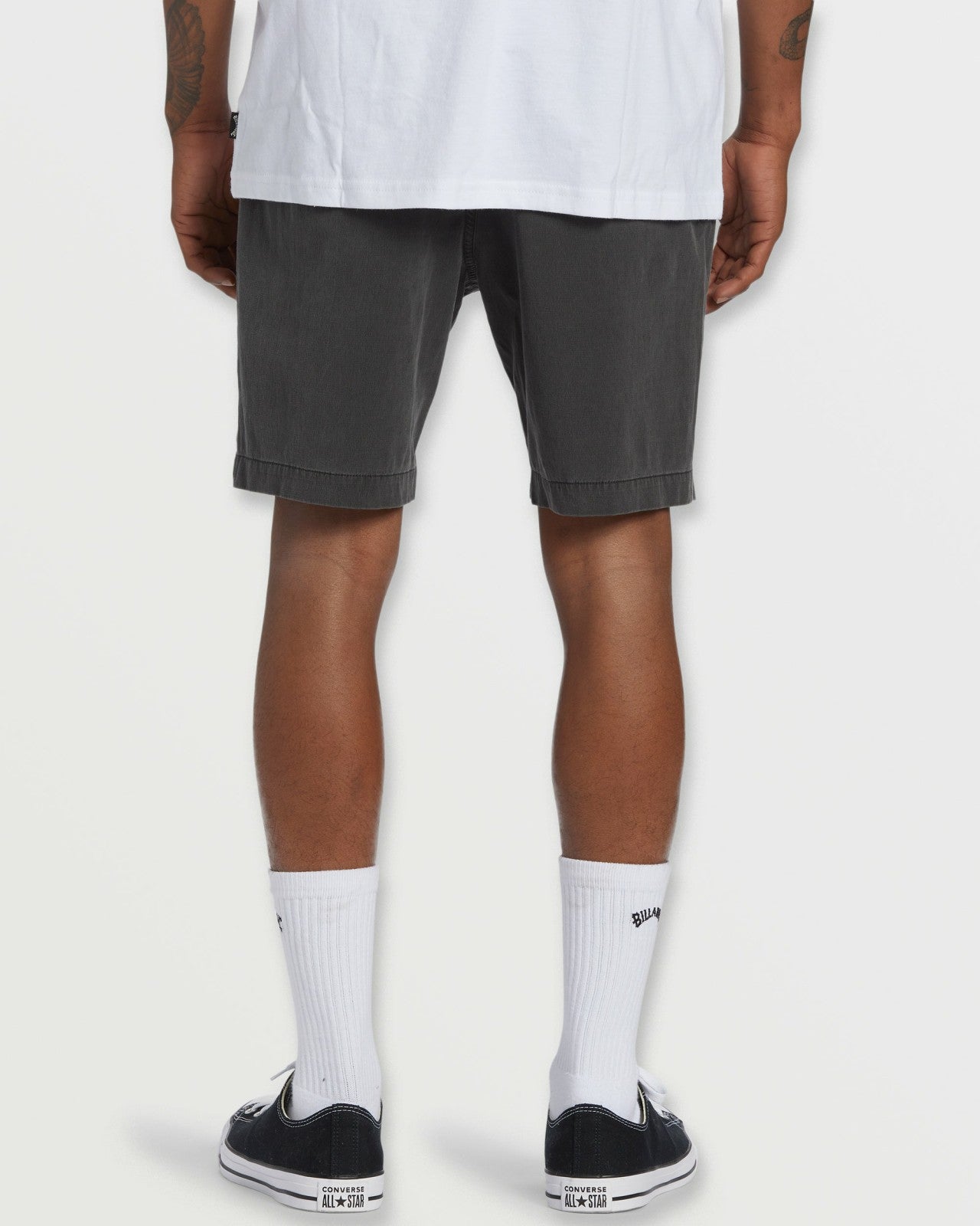 Crossfire Wave Wash Submersible 18" Hybrid Shorts | Washed Black Billabong
