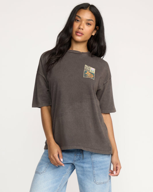 Daydream Away T-Shirt | Off Black Billabong