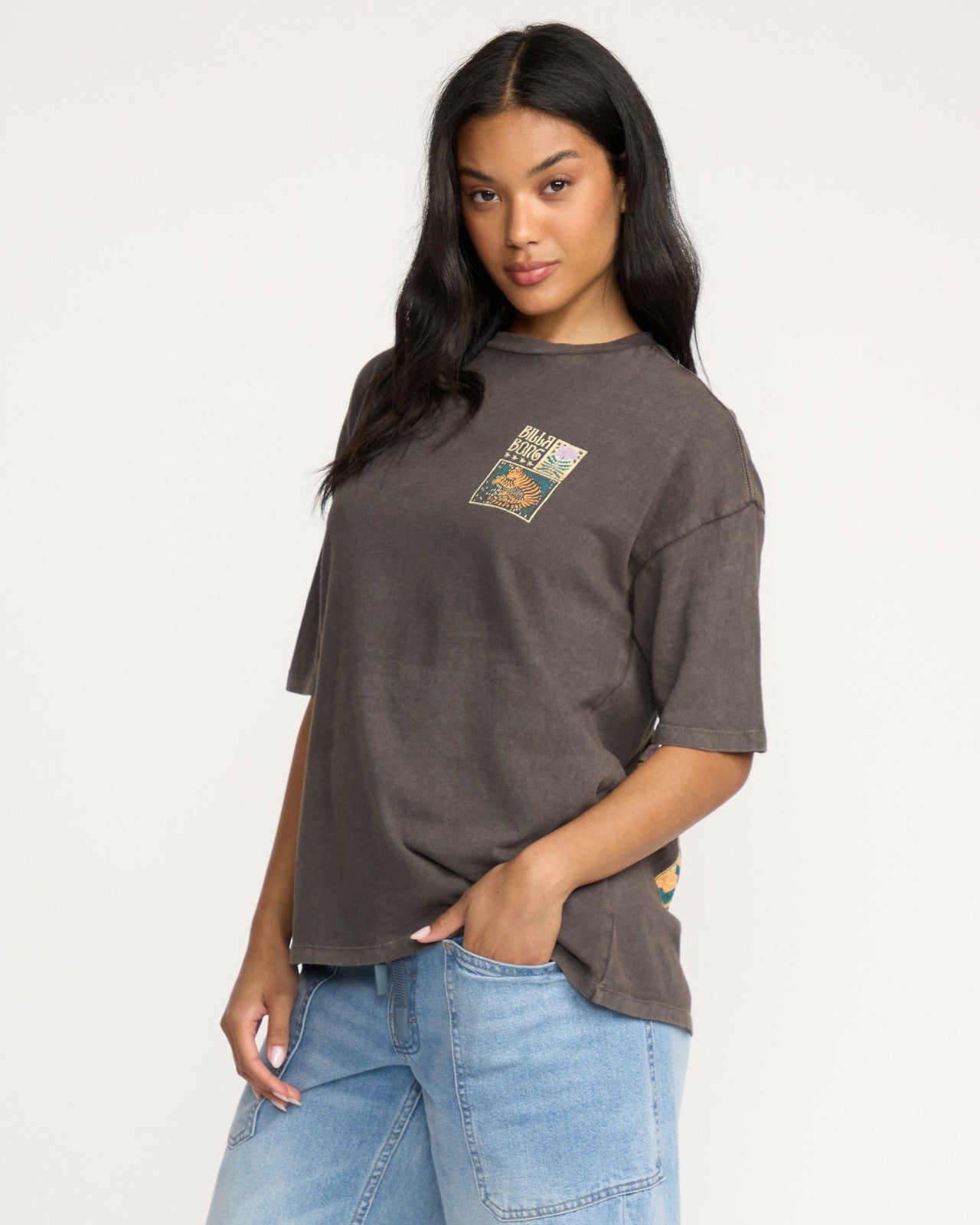Daydream Away T-Shirt | Off Black Billabong
