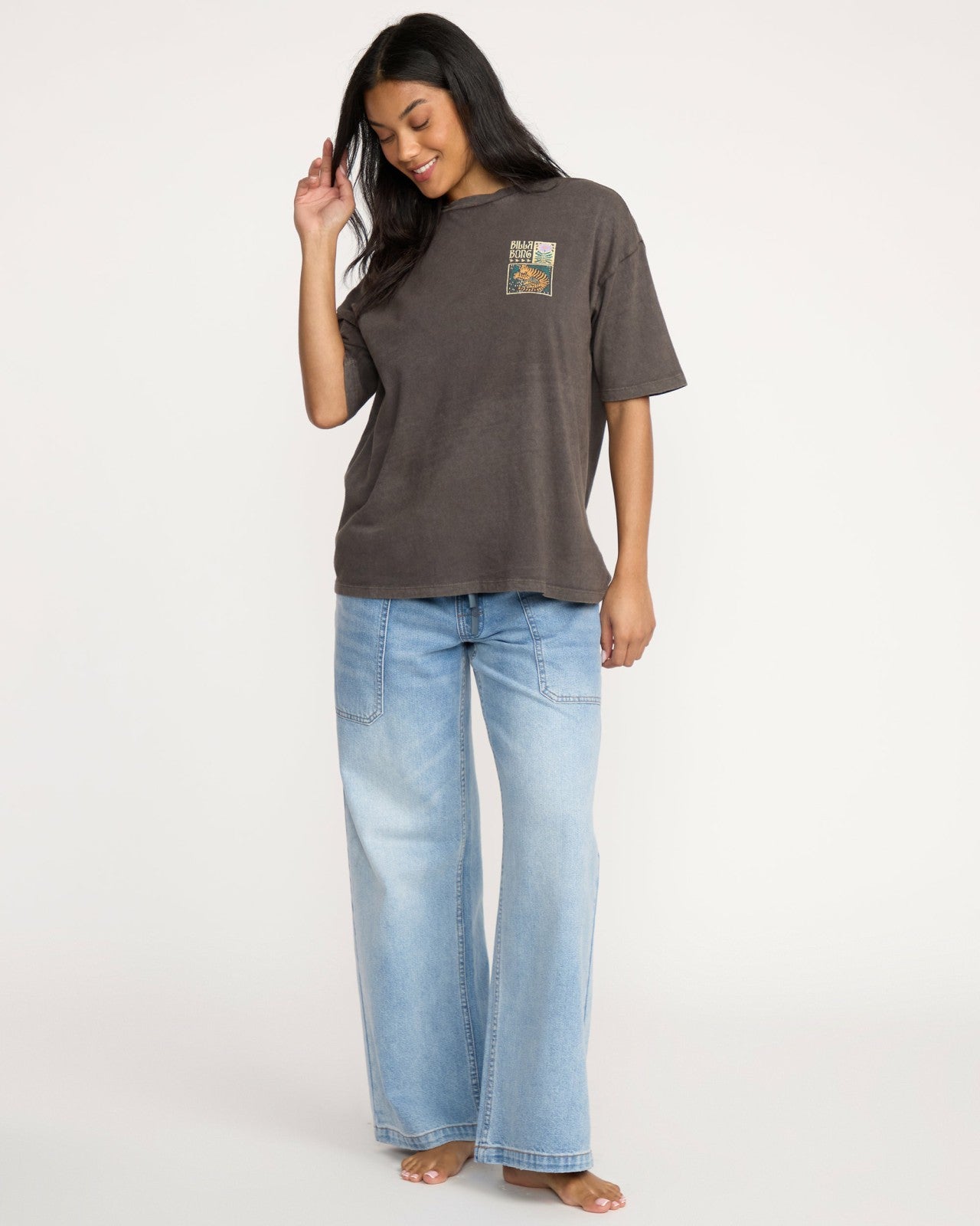 Daydream Away T-Shirt | Off Black Billabong