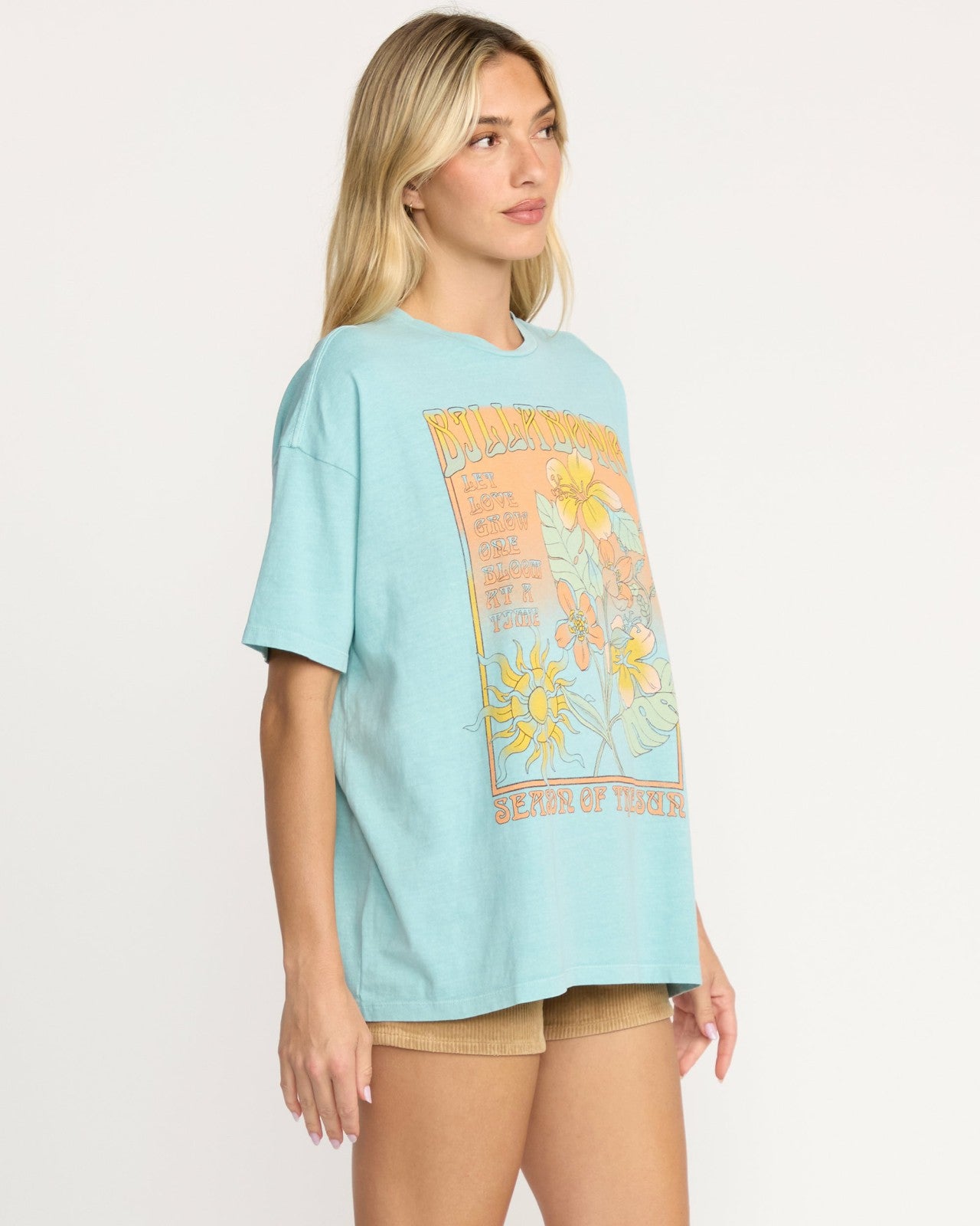 Daylight Blooms Tee | Misty Blue Billabong
