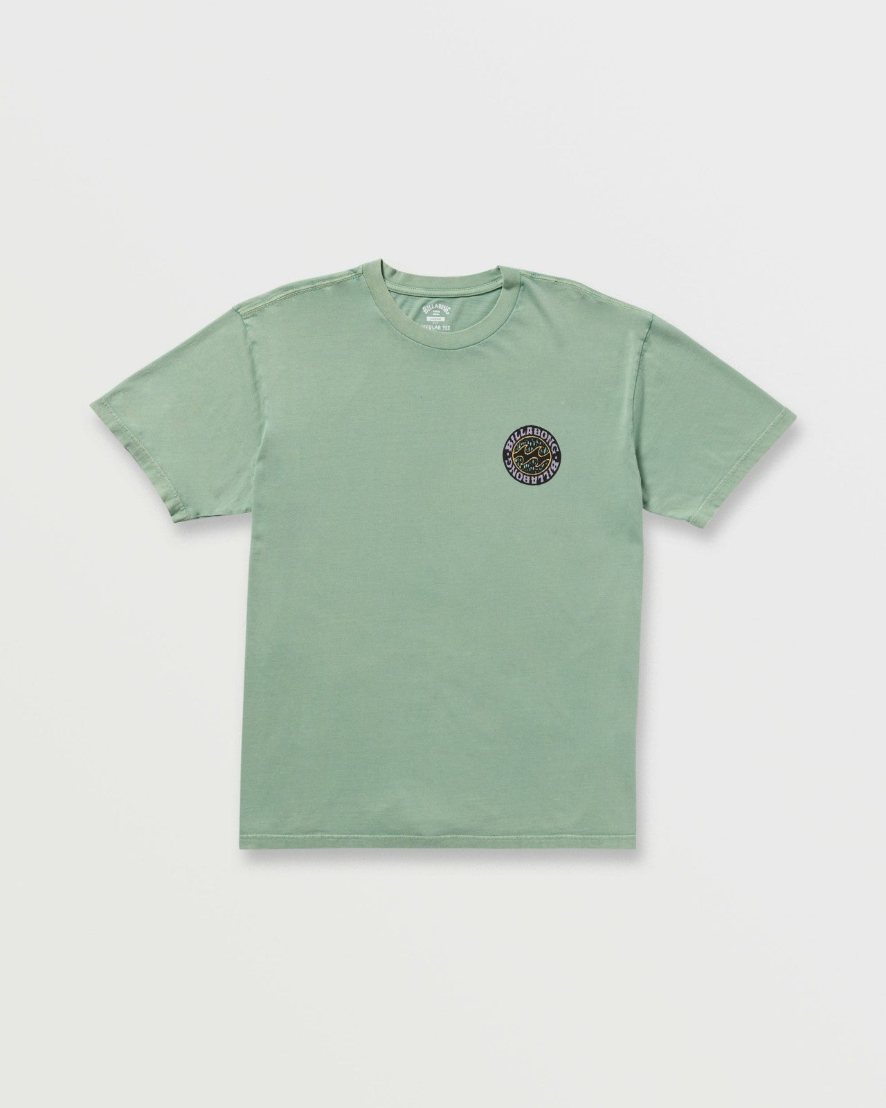 Decal Regular Wave Wash Tee | Mist Green Billabong