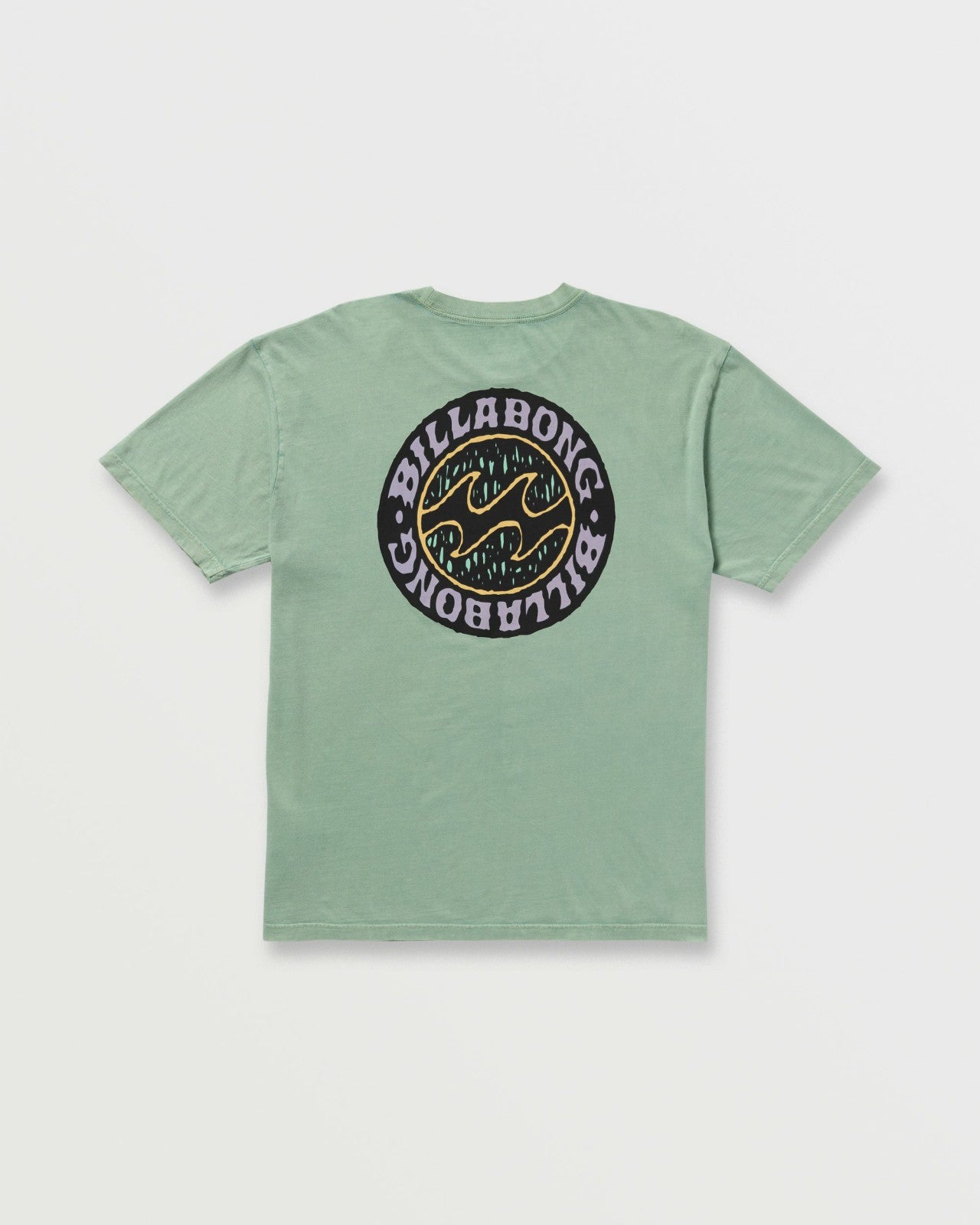 Decal Regular Wave Wash Tee | Mist Green Billabong