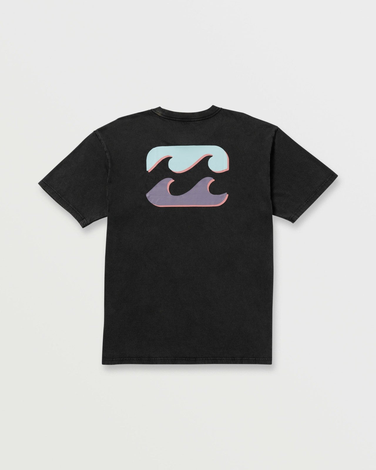 Decal Regular Wave Wash Tee | Washed Black Billabong