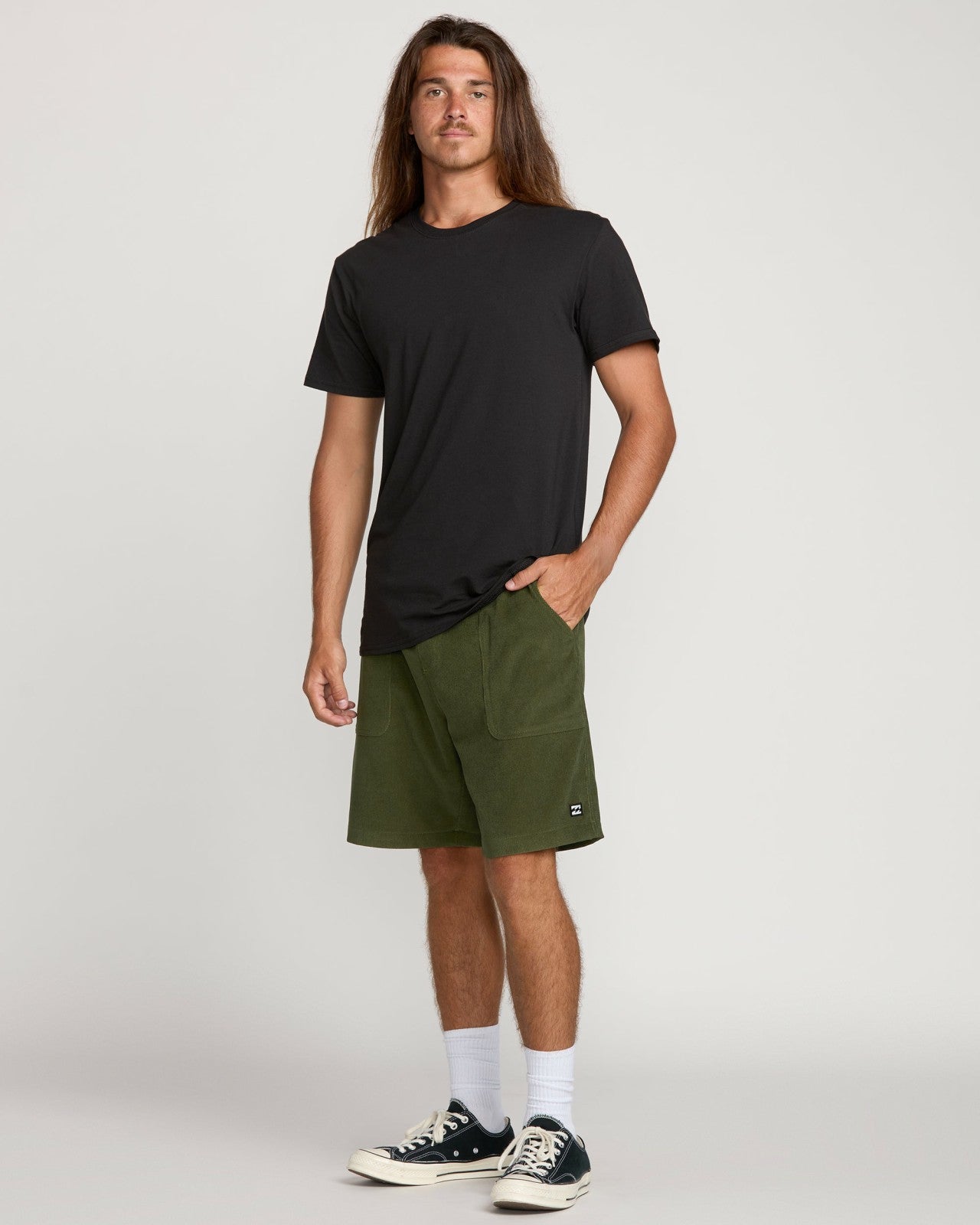 De La Cruz Submersible Hybrid Shorts | Olive Billabong
