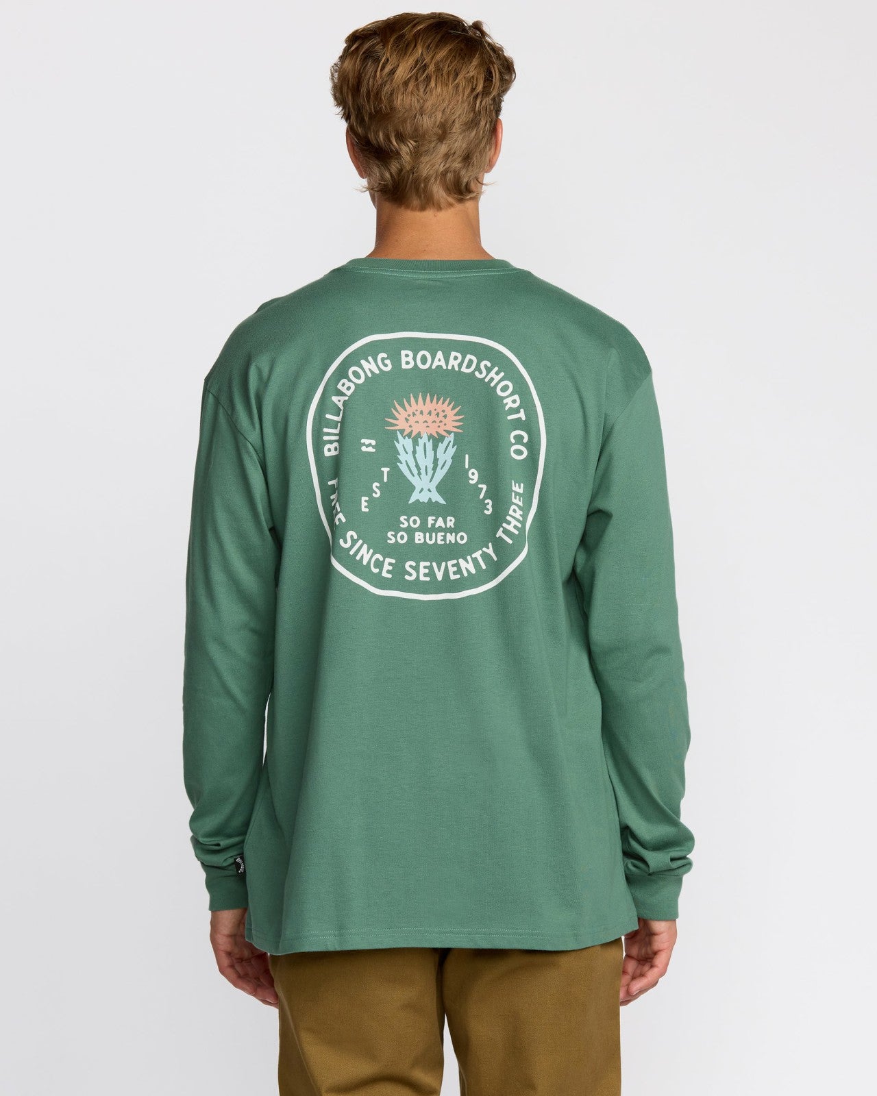 Desert Flower Regular Long Sleeve T-Shirt | Sage Green Billabong