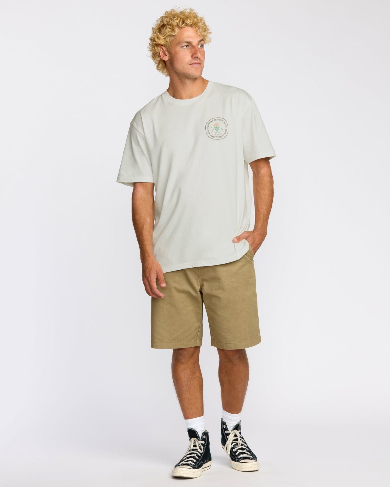 Desert Flower Regular Short Sleeve T-Shirt | Off White Billabong