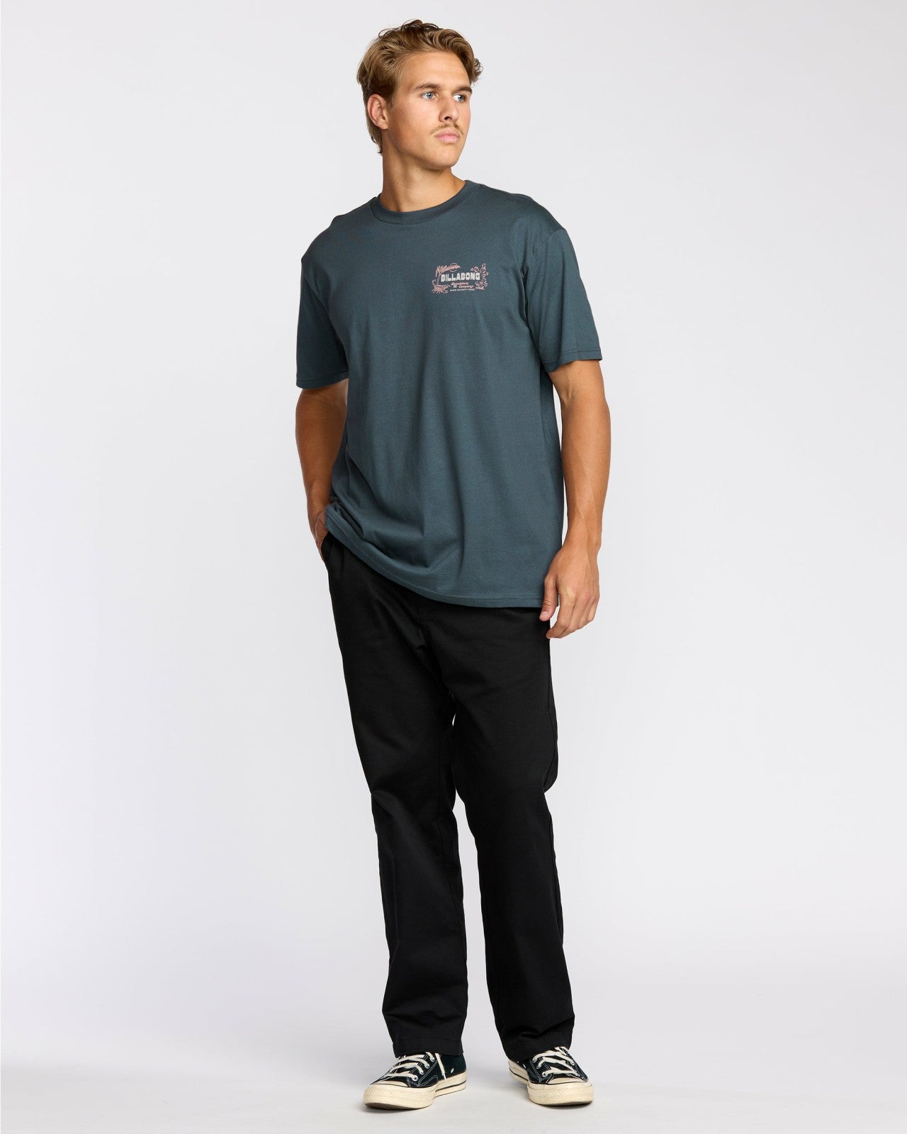 Desert Lounge Premium Short Sleeve T-Shirt | Midnight Blue Billabong