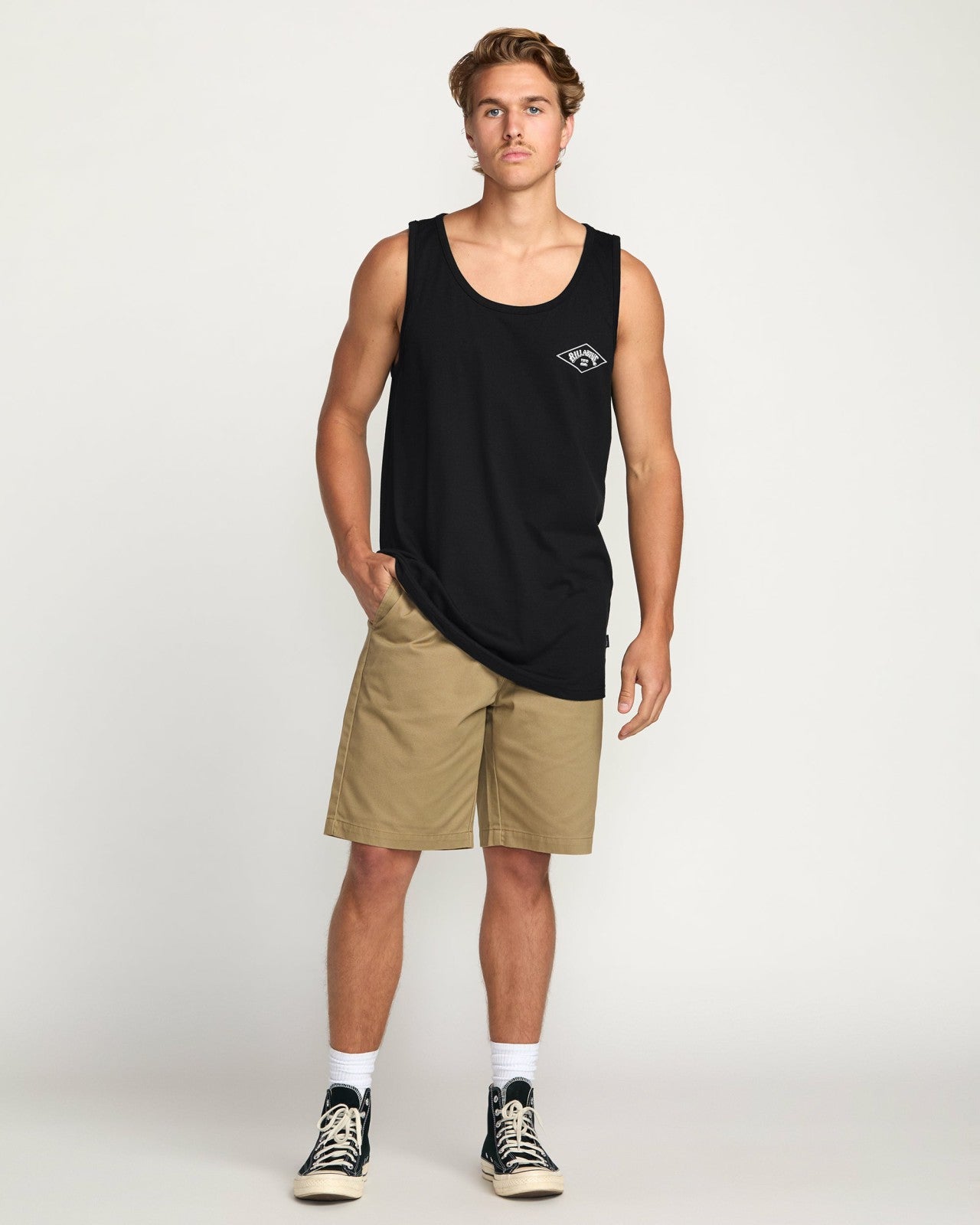 Diamond Arch Premium Tank | Black Billabong