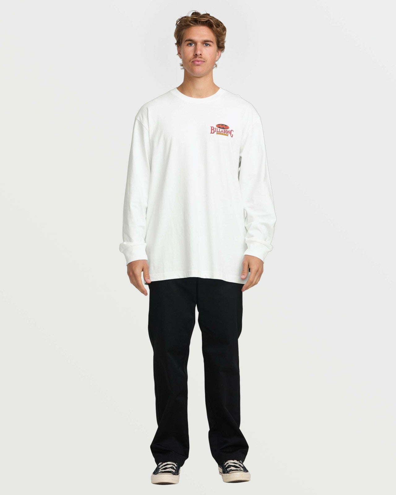 Double Spread OG Long Sleeve Tee | White Billabong