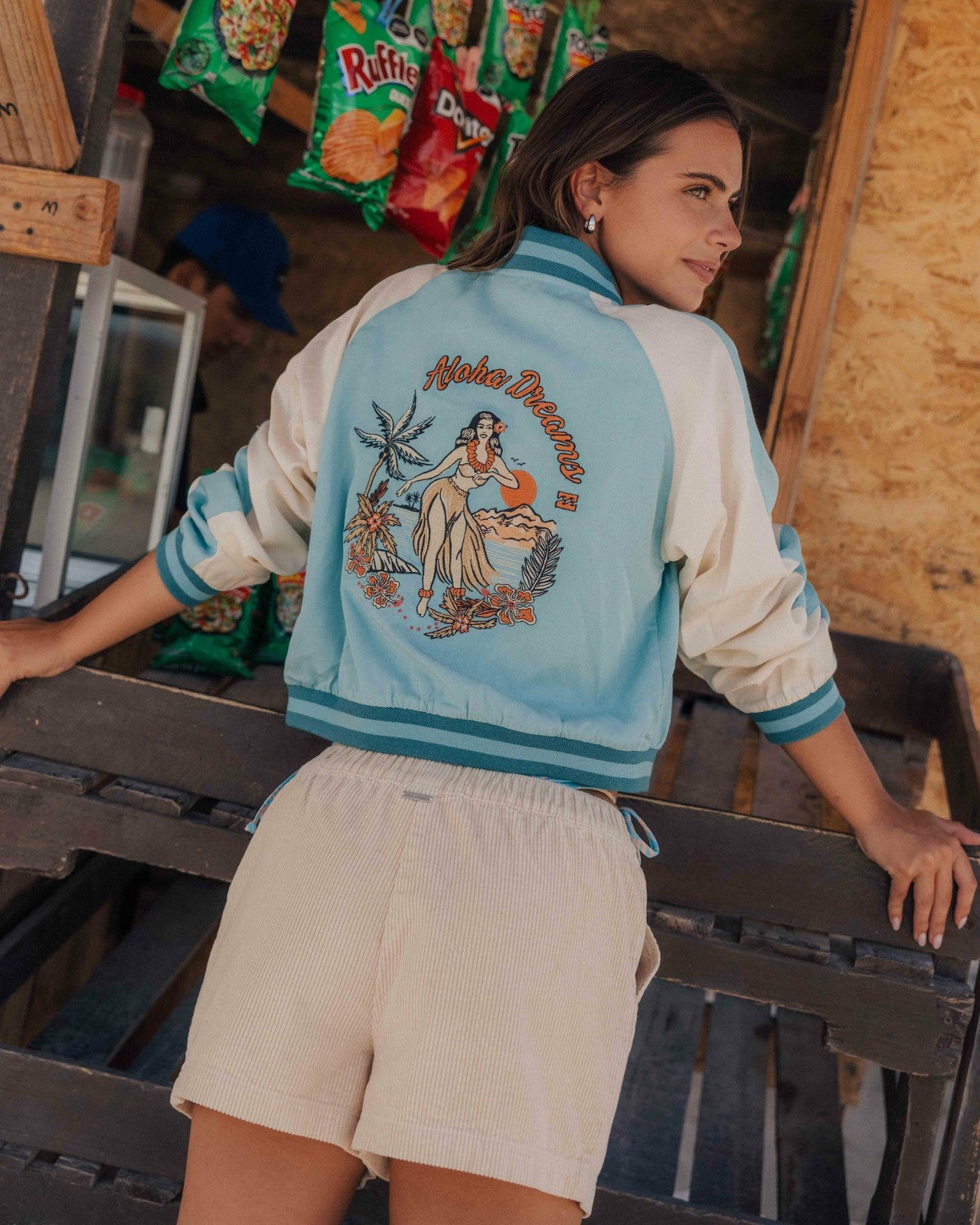 Dream Vacation Jacket | Misty Blue Billabong
