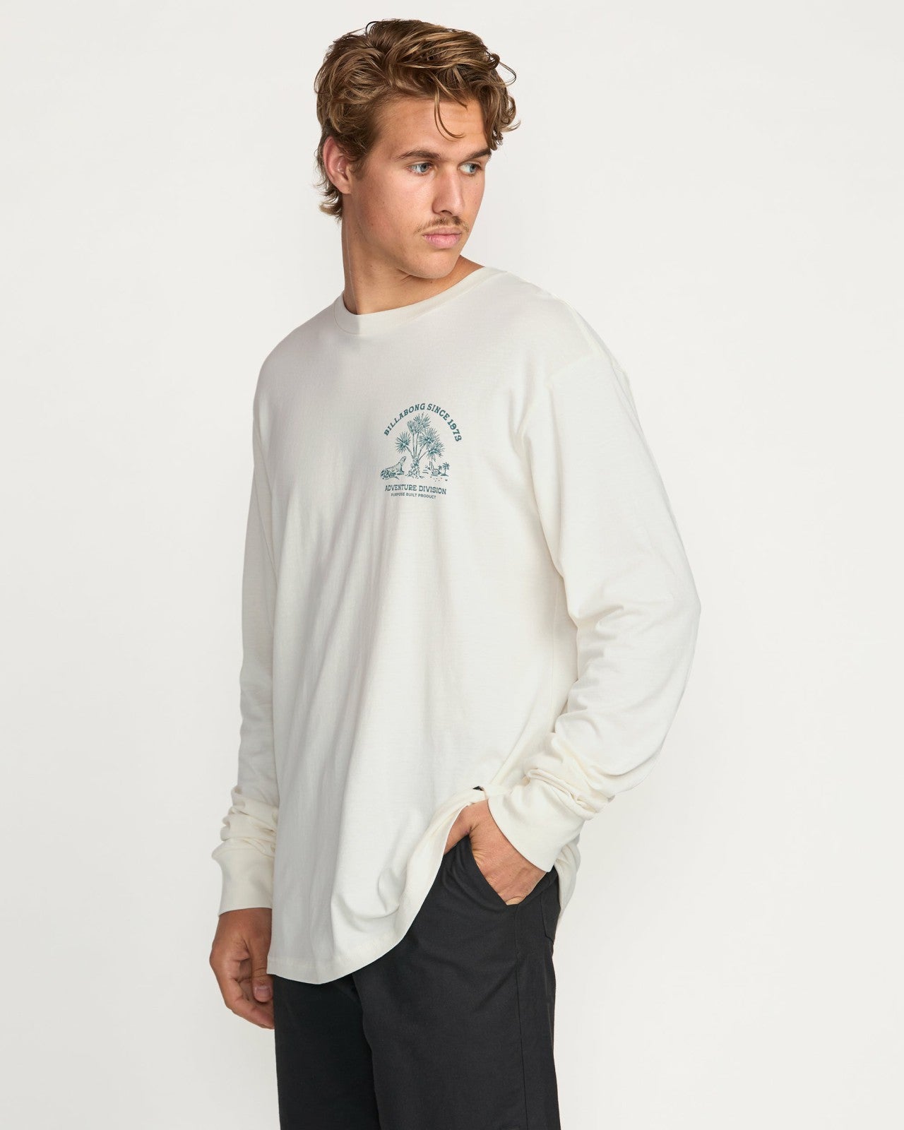 Dusty Road A/Div Long Sleeve Tee | Off White Billabong