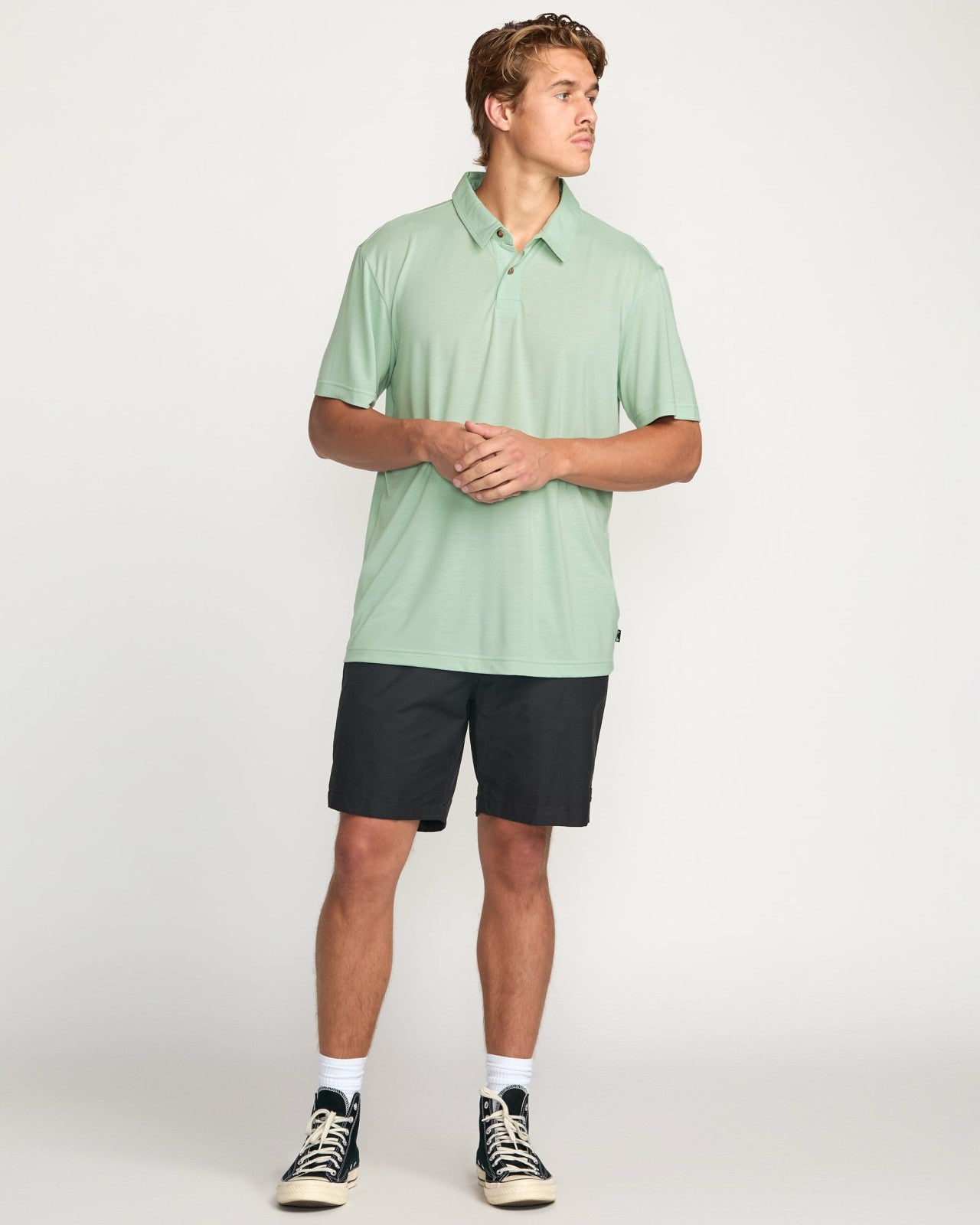 Eclipse Short Sleeve Polo Shirt | Seafoam Billabong