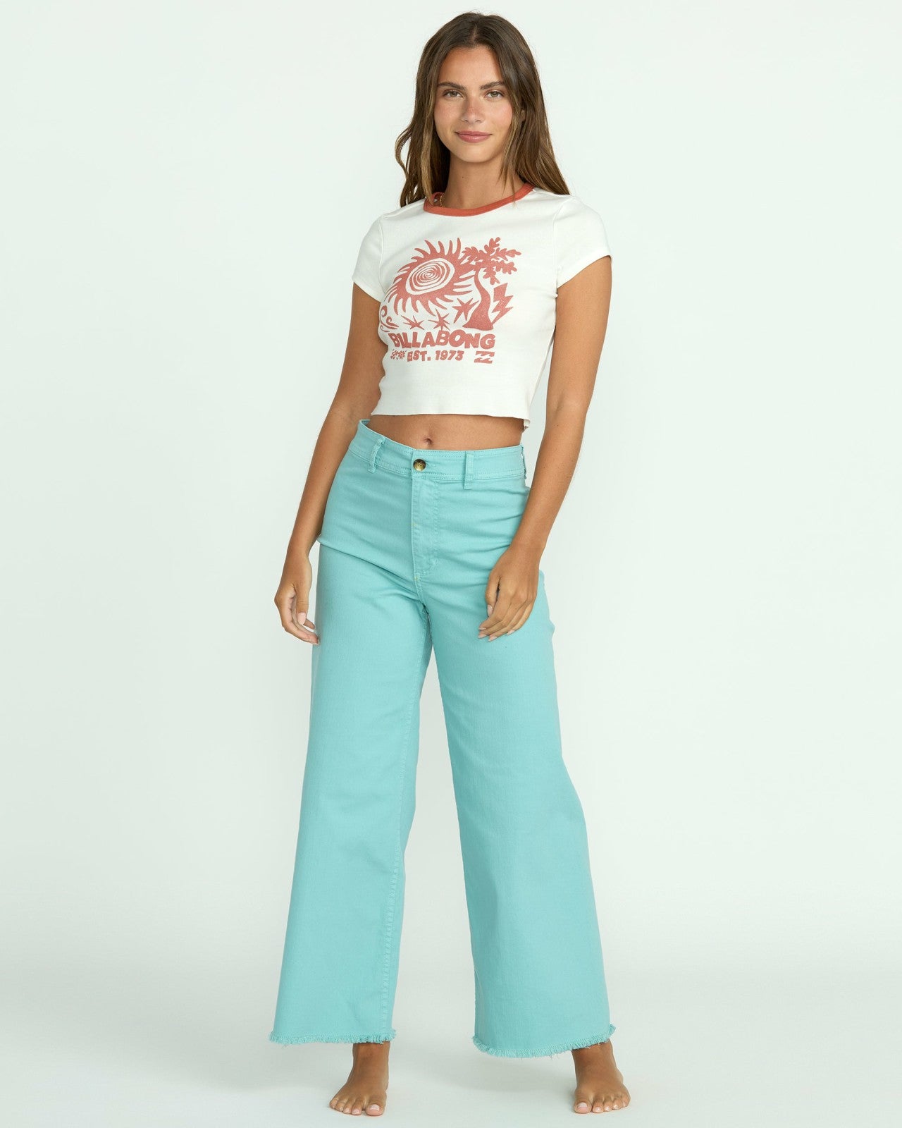 Electric Feeling Tee | Salt Crystal Billabong