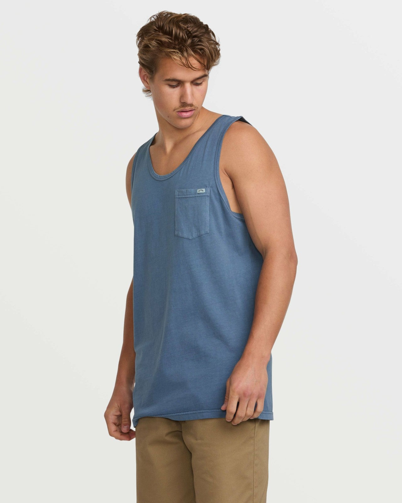 Essential Premium Wave Wash Tank | Slate Blue Billabong