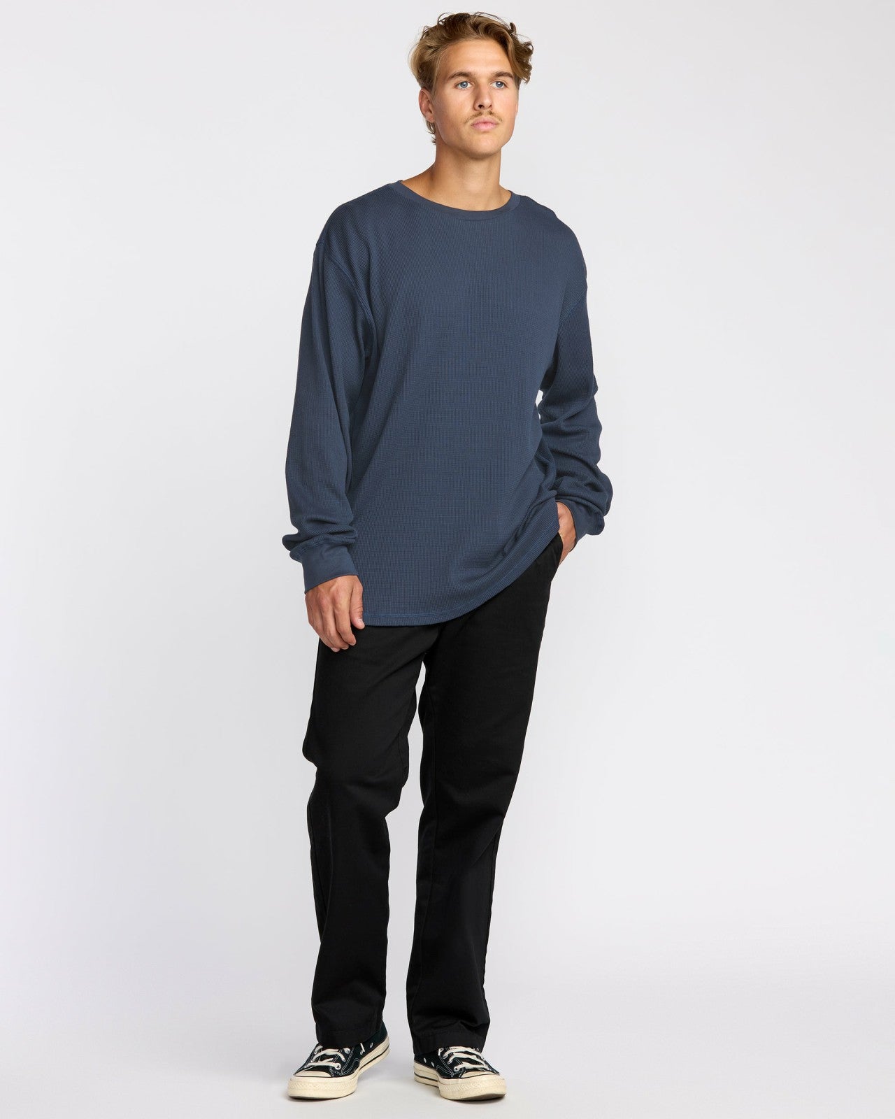 Essential Thermal Top | Midnight Blue Billabong
