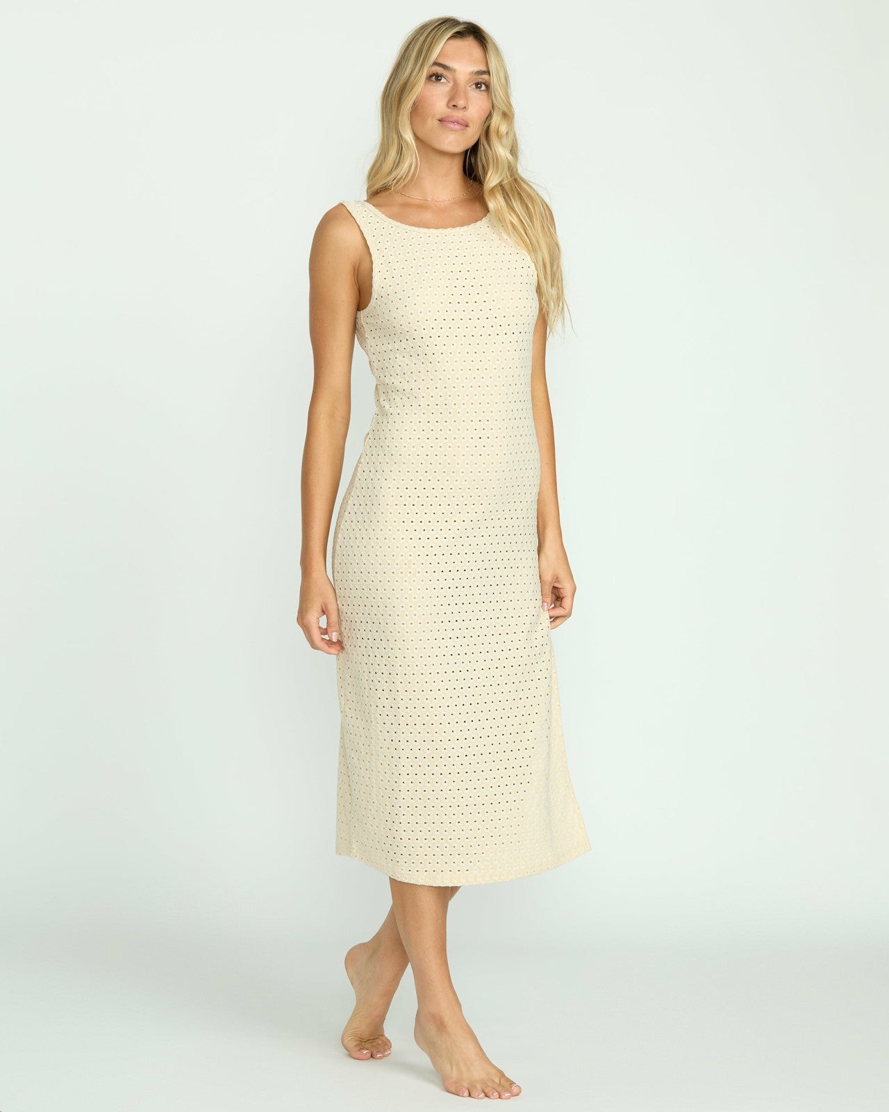 Eyelet Sun Midi Dress Beach Coverup | Whitecap Billabong