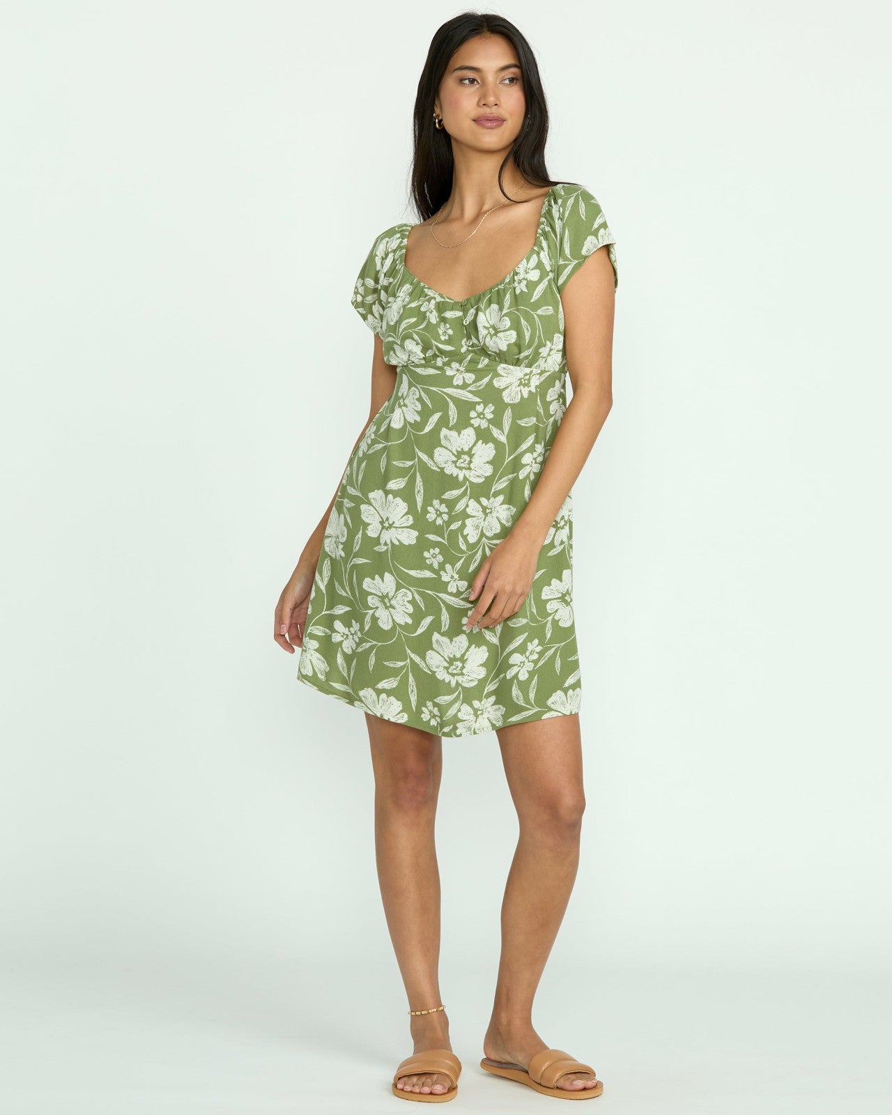 Fall For You Dress | Ranger Green Billabong