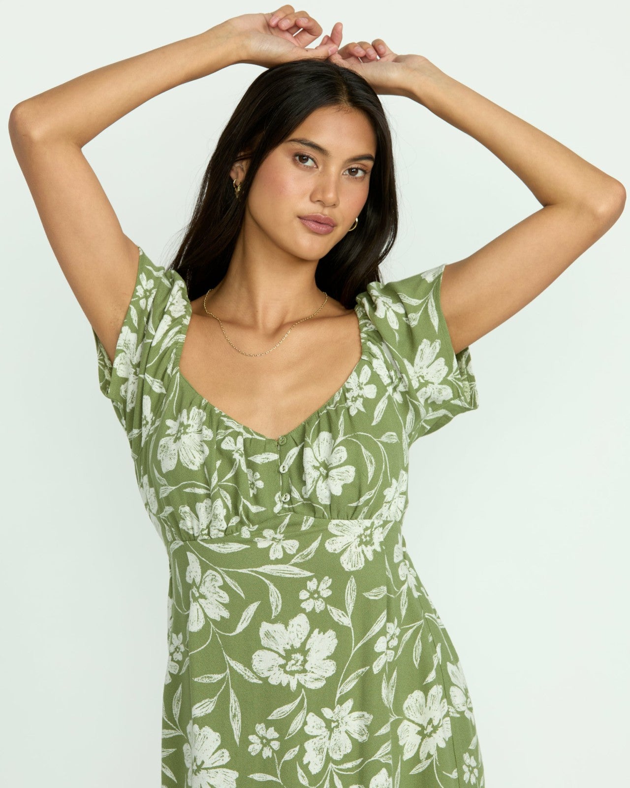 Fall For You Dress | Ranger Green Billabong