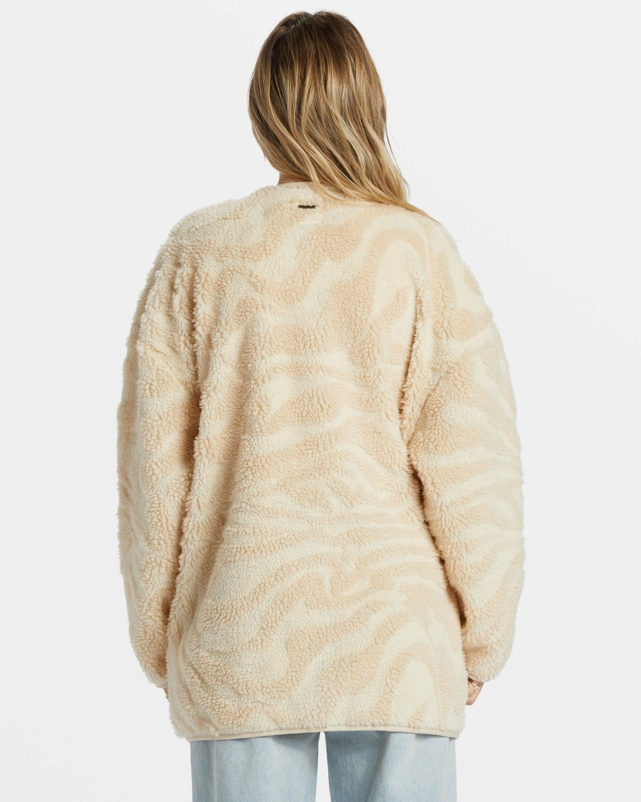 Fireside Cozy Buttoned Fleece Jacket | White Cap Billabong