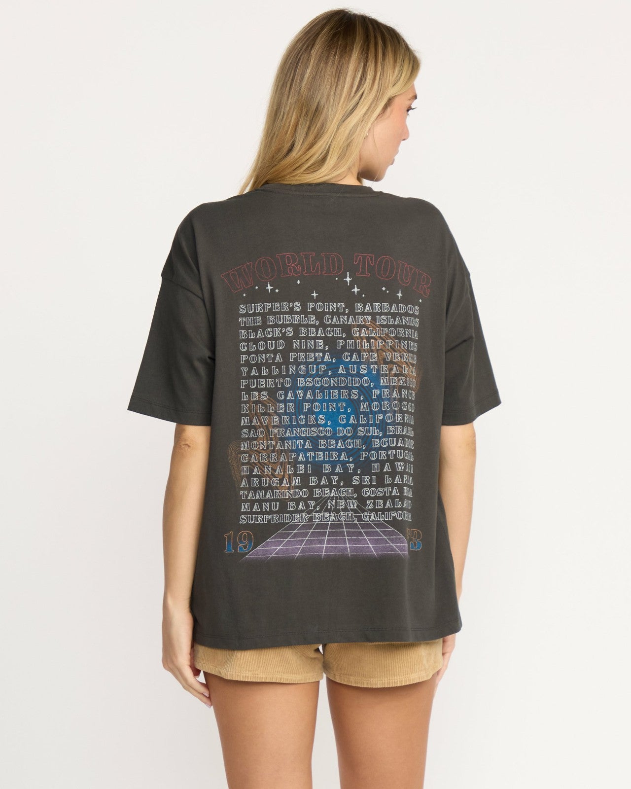 Focus Tour Tee | Off Black Billabong